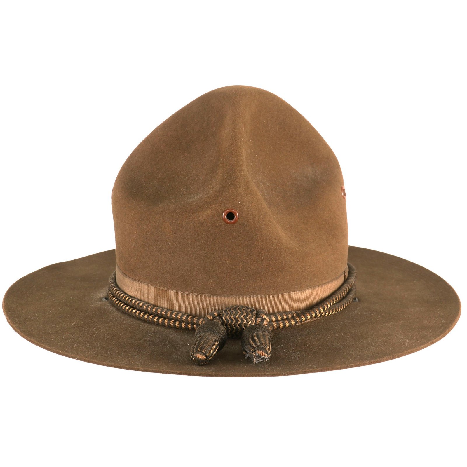 Buy Original U.S. WWI Excellent US Army M1911 Felt Campaign Hat by Stetson With Officers’ Cord - 6 ⅞ | Original Firearms Antique For Sale
