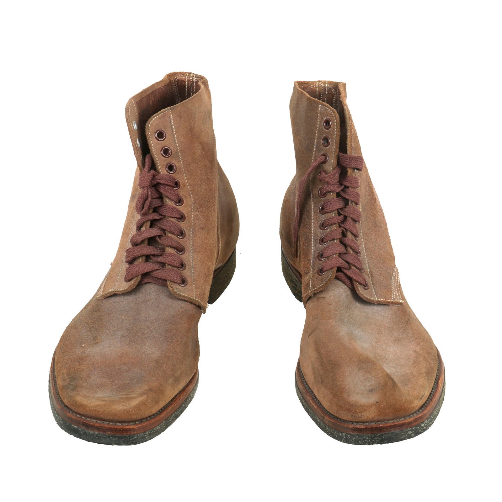Buy Original U.S. Korean War Pair of Marine Corps Unissued USMC Boondocker Boots by Endicott Johnson Corp. - Size 14FF - 1948 Dated | Original Firearms Antique For Sale