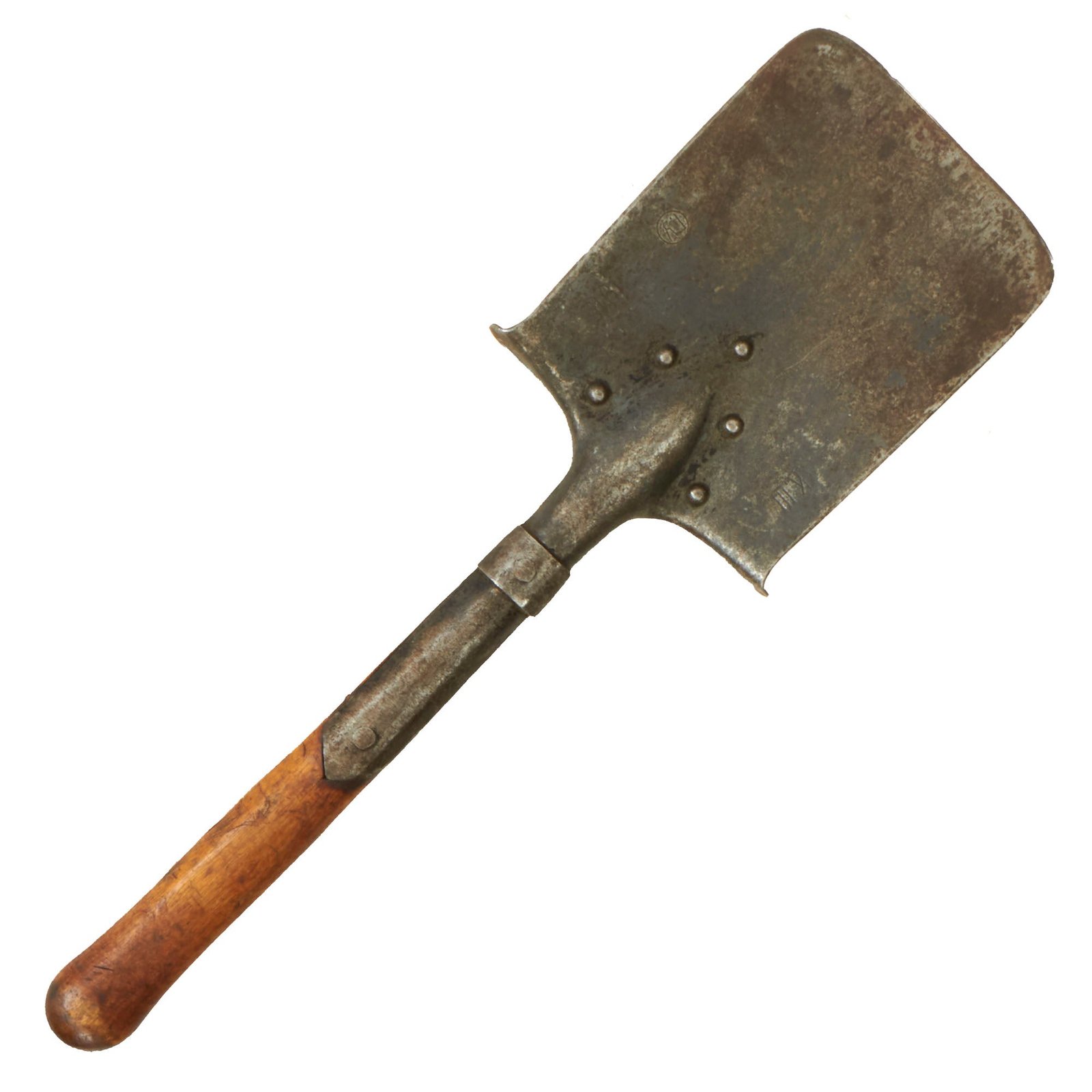 Buy Original Russian WWI Era MPL-50 Entrenching Tool With Rare Imperial Eagle Still Visible - Dated 1915 | Original Firearms Antique For Sale