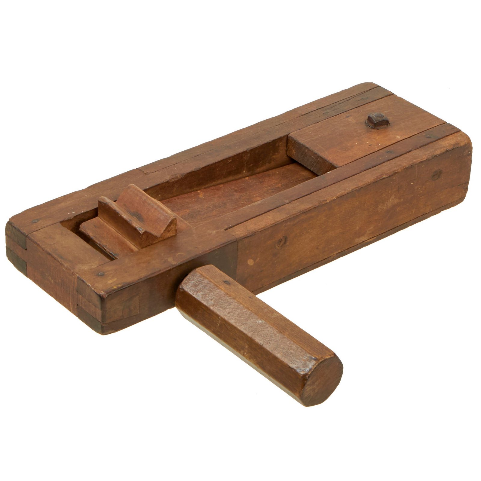 Buy Original Australian WWI 42nd Infantry Battalion Marked Air Raid Alarm Wood Gas Rattle | Original Firearms Antique For Sale