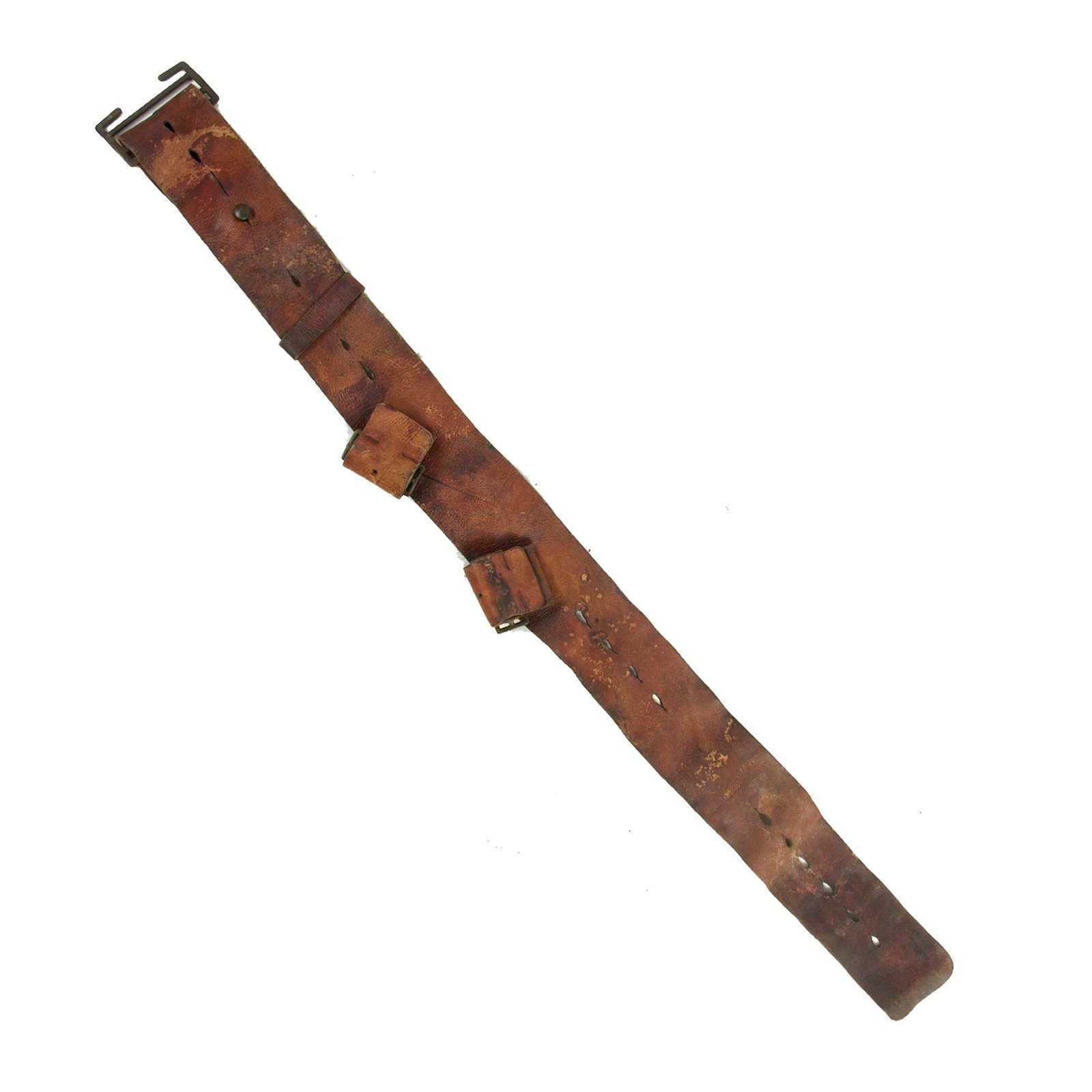 Buy Original Australian ANZAC WWI Scarce P.08 P-1915 Leather Equipment Belt - Marked CGHF for WWI Manufacture | Original Firearms Antique For Sale