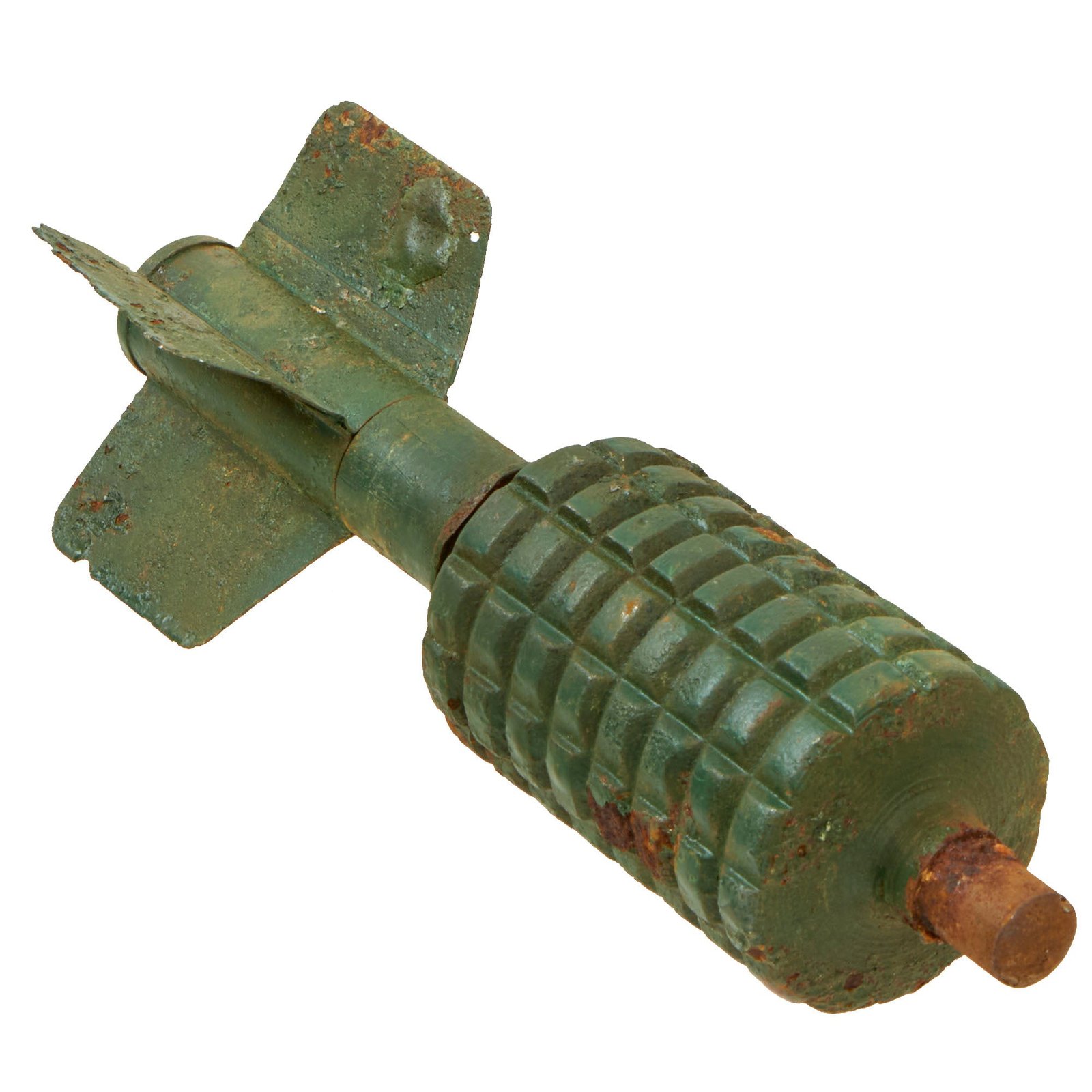 Buy Original German WWI Granatenwerfer 16 Grenade Thrower Inert Fragmentation Round | Original Firearms Antique For Sale