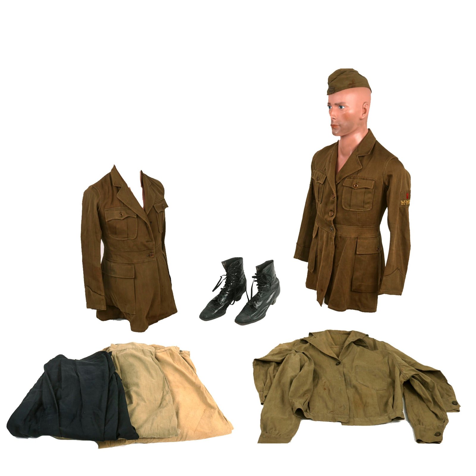 Buy Original WWI US Women’s Munition Reserve (WMR) Uniform Grouping - VERY RARE! | Original Firearms Antique For Sale
