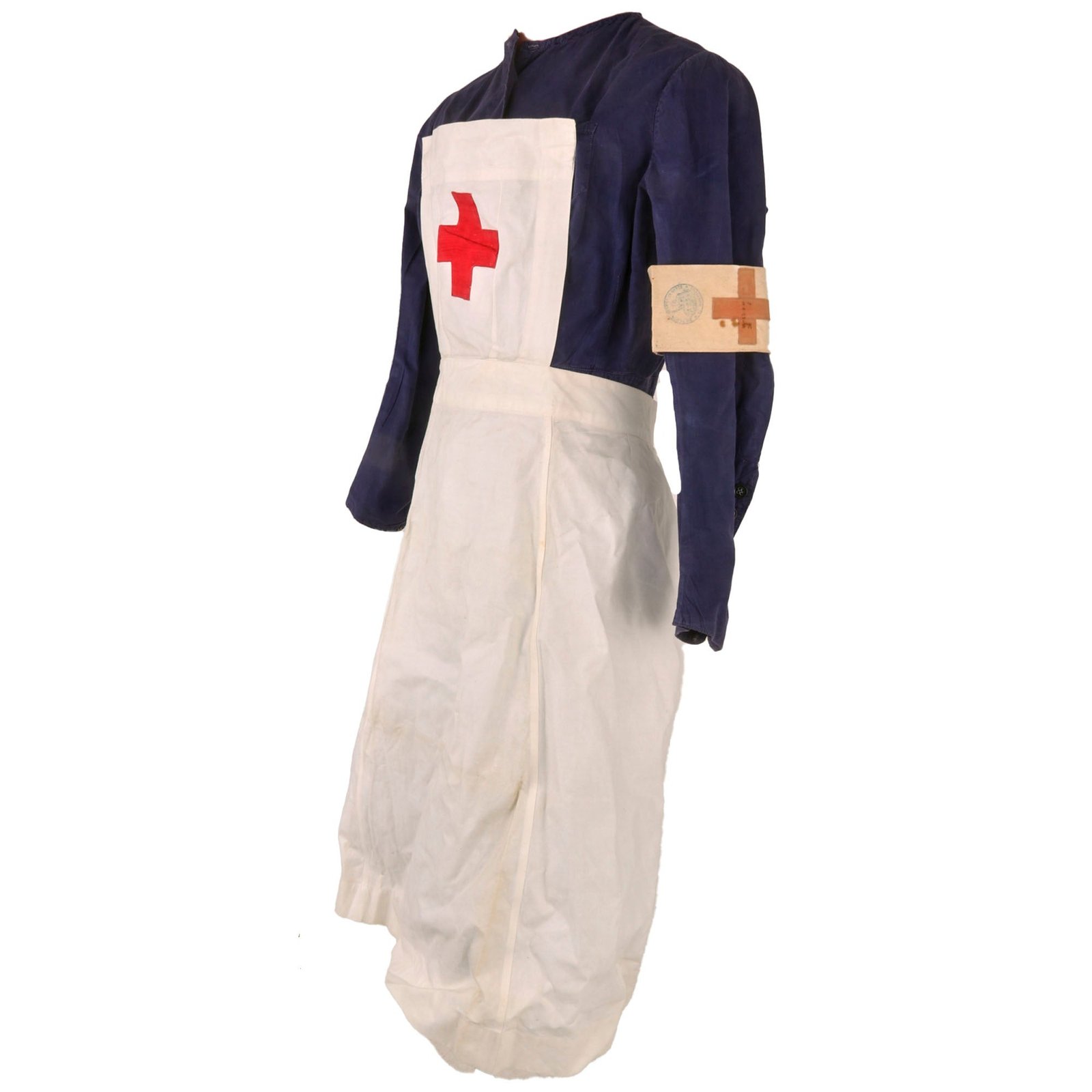 Buy Original Canadian WWI Identified Canadian Army Medical Corps Female Nurse’s Work Uniform Grouping - Emily Abalinda Parker | Original Firearms Antique For Sale