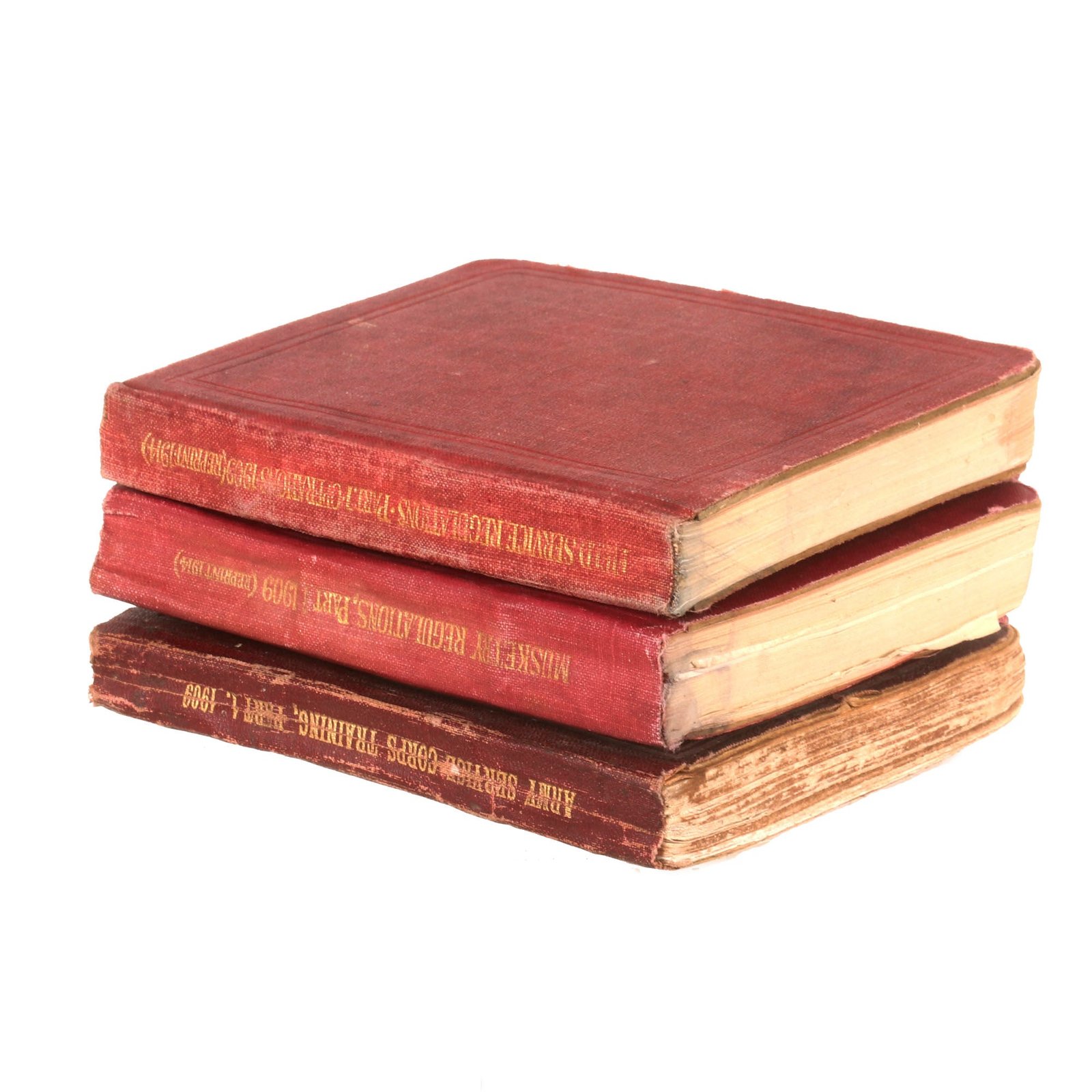 Buy Original British WWI Field Service Regulations, Musketry Regulations, and Army Service Corps Training Manuals - Lot of 3 | Original Firearms Antique For Sale