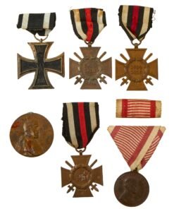 Buy Original German & Austro-Hungarian WWI Era Medal Lot - 7 Items Total | Original Firearms Antique For Sale