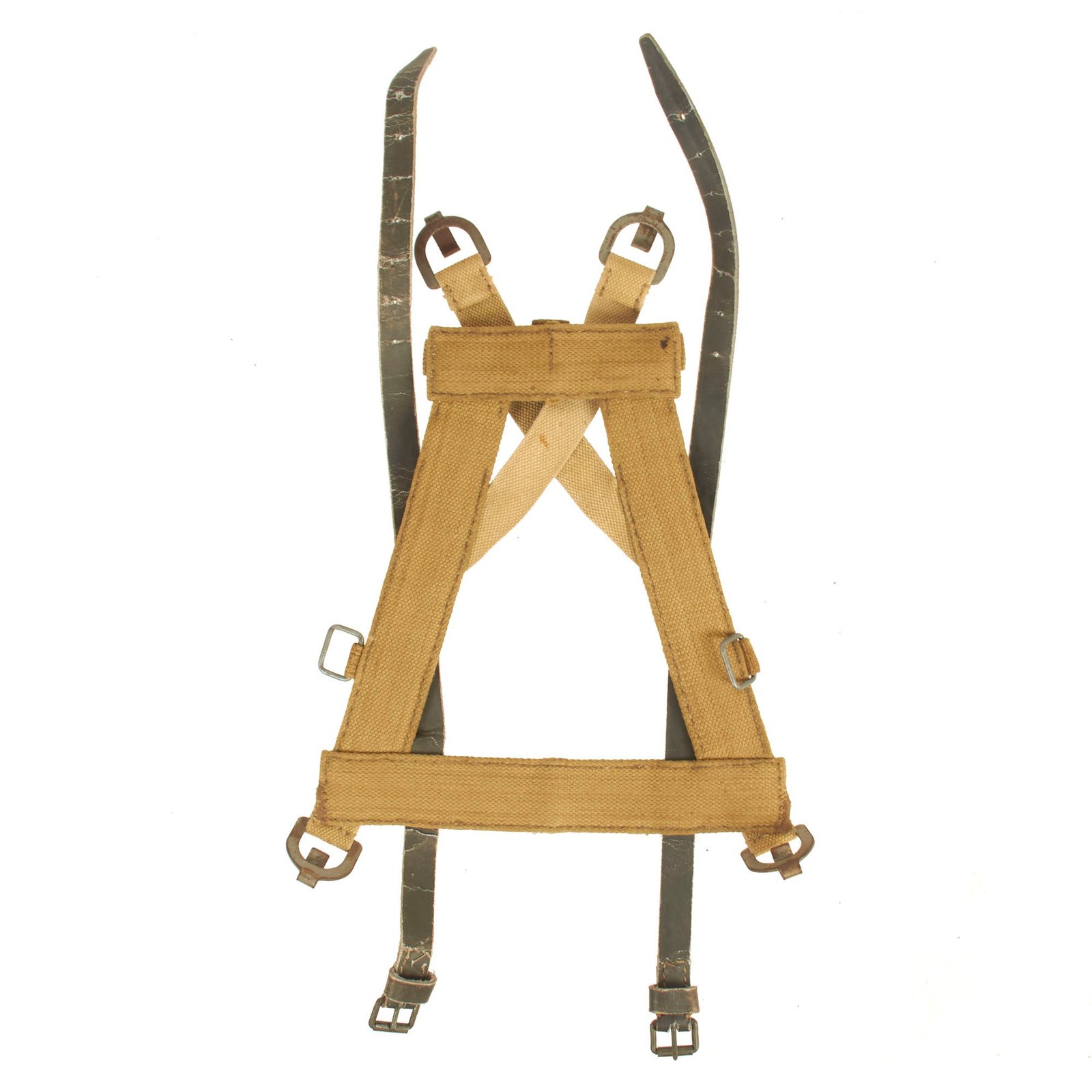 Buy Original German WWII M31 A-Frame Constructed With Captured Italian Leather Straps | Original Firearms Antique For Sale