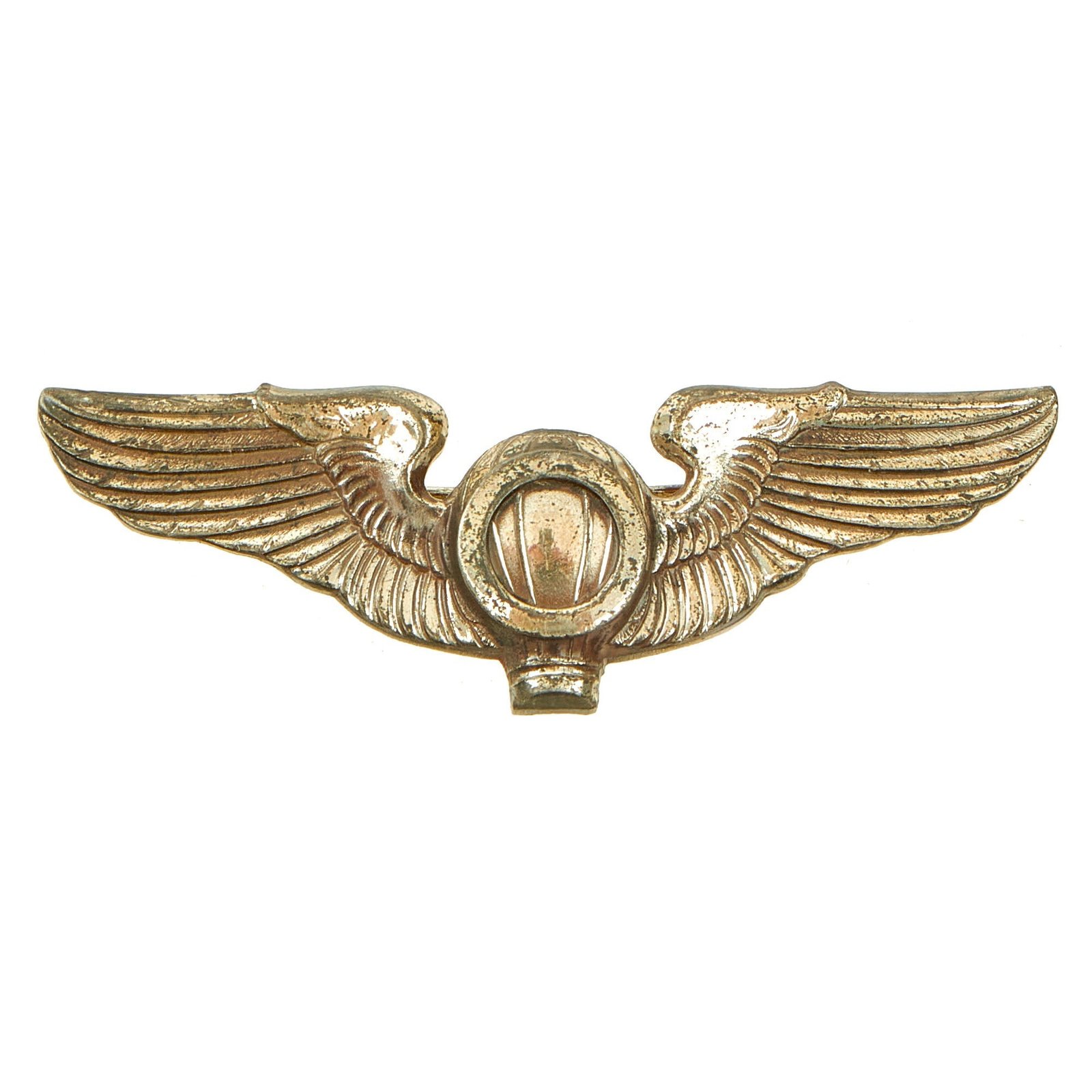 Buy Original U.S. WWII US Army Air Forces Stamped Balloon Observer WIngs Badge by N.S. Meyer | Original Firearms Antique For Sale
