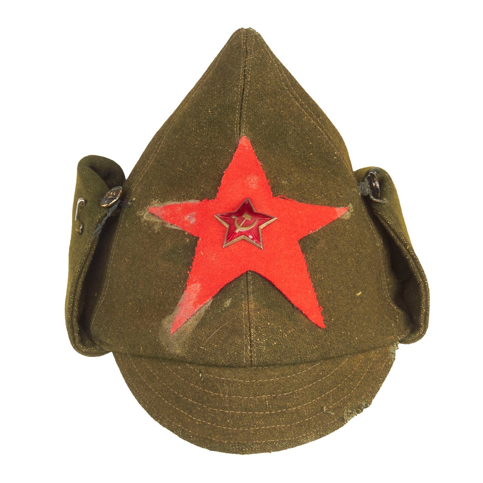 Buy Original Soviet WWII M27 Budenovka Winter Cap | Original Firearms Antique For Sale
