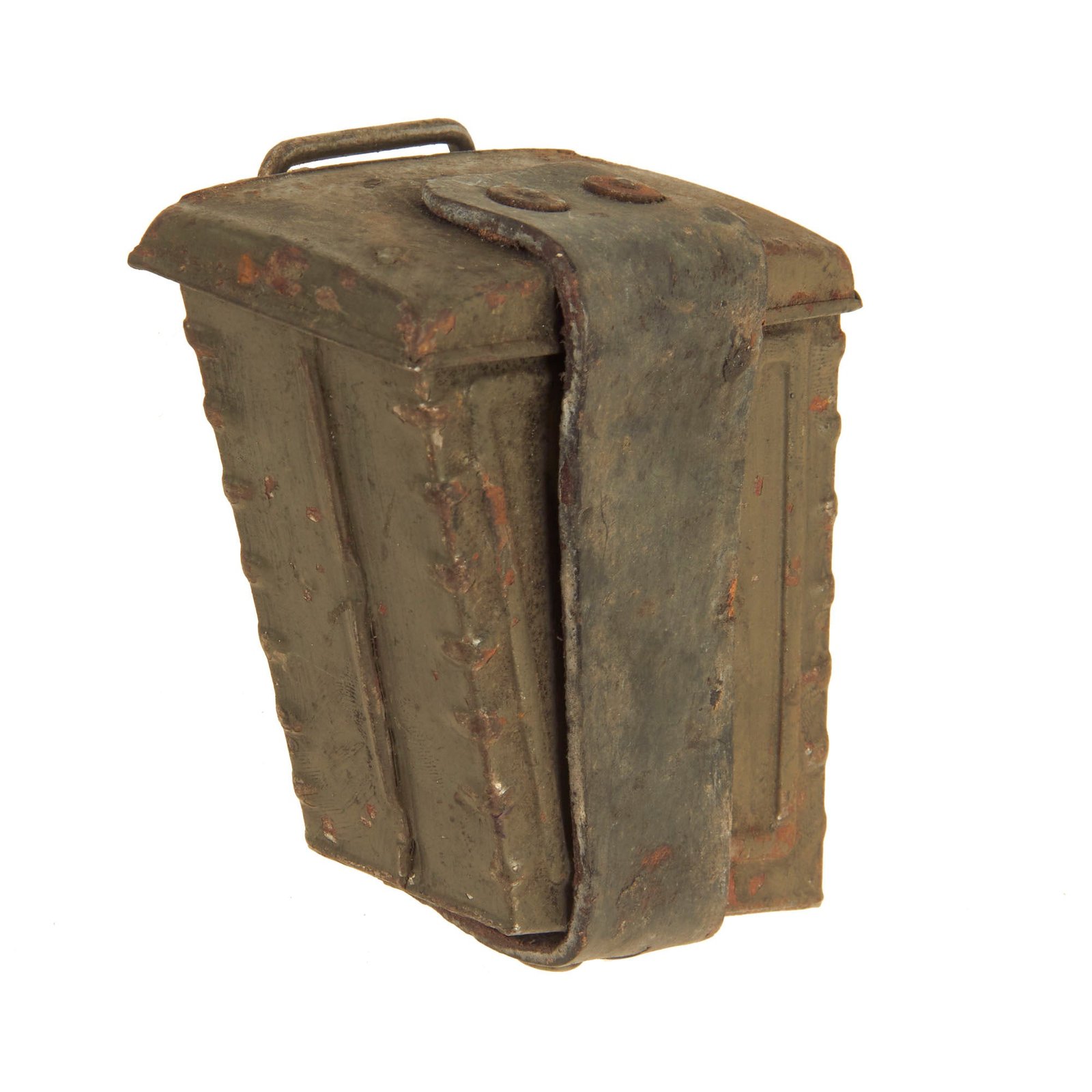 Buy Original Austro-Hungarian WWI Ersatz M95 Pressed Tin Ammunition Pouch | Original Firearms Antique For Sale