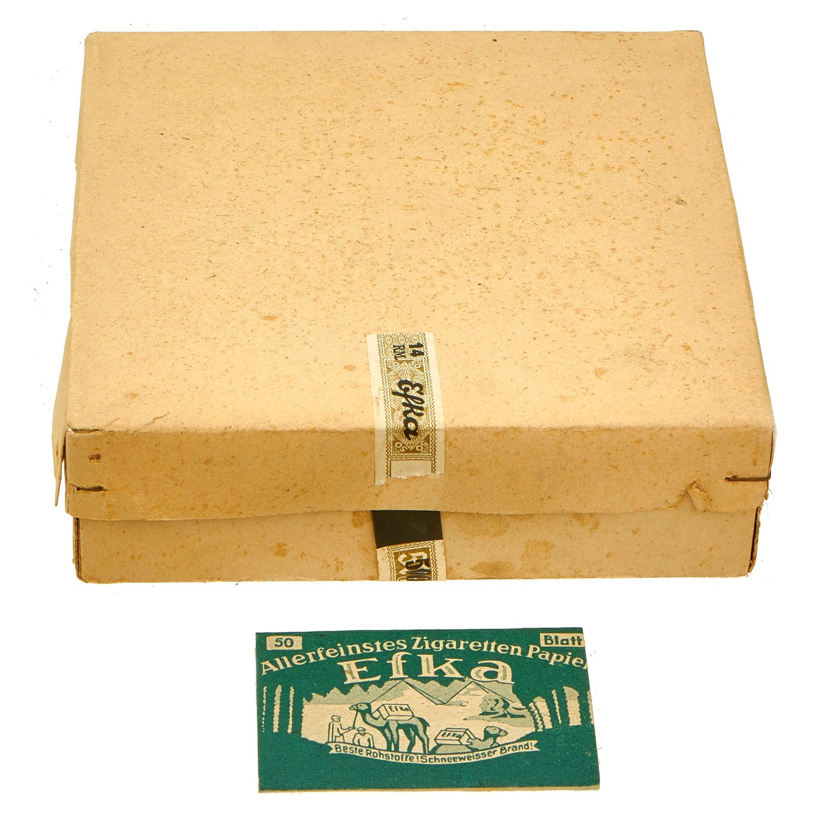 Buy Original German WWII Military Issue EFKA Cigarette Rolling Papers - ONE Pack of 50 - Unissued | Original Firearms Antique For Sale