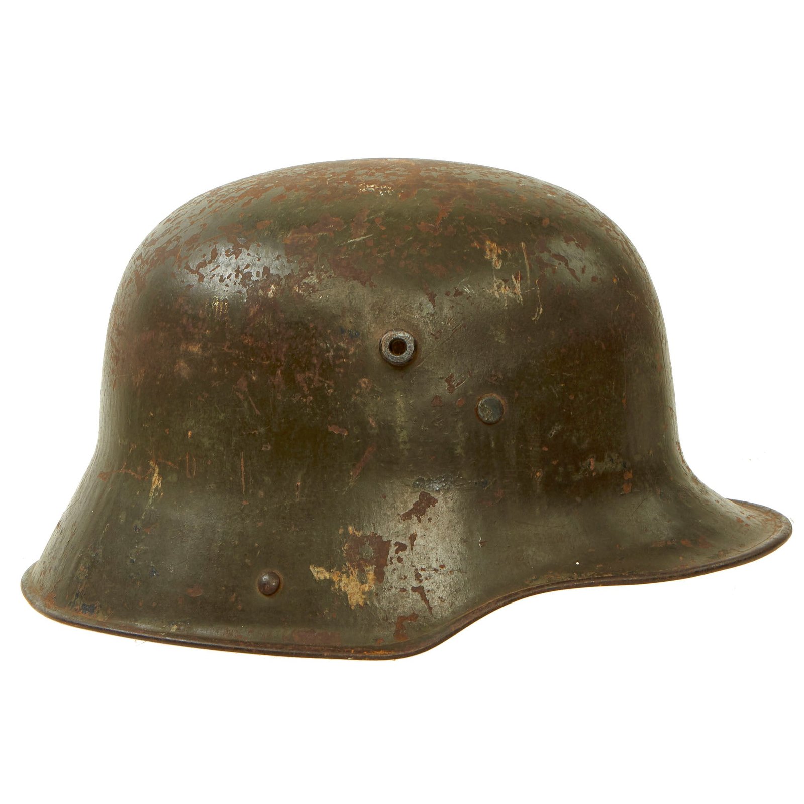 Buy Original Imperial German WWI Rare Large Size M16 Stahlhelm Helmet Shell - Marked TJ68 | Original Firearms Antique For Sale