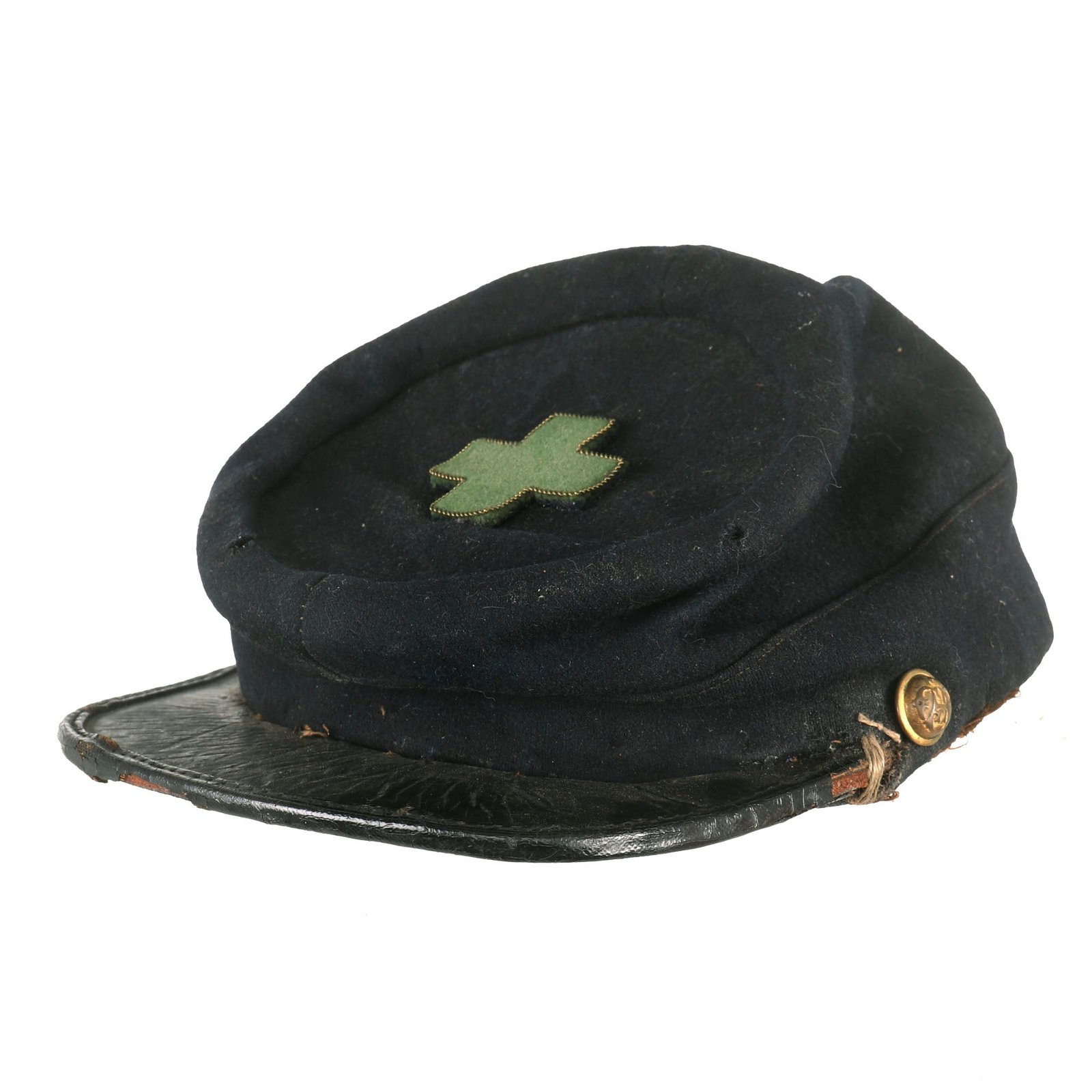 Buy Original U.S. Civil War Union VI Corps, 3rd Division Veteran Grand Army of the Republic GAR Chasseur Pattern Kepi - Wartime Insignia | Original Firearms Antique For Sale