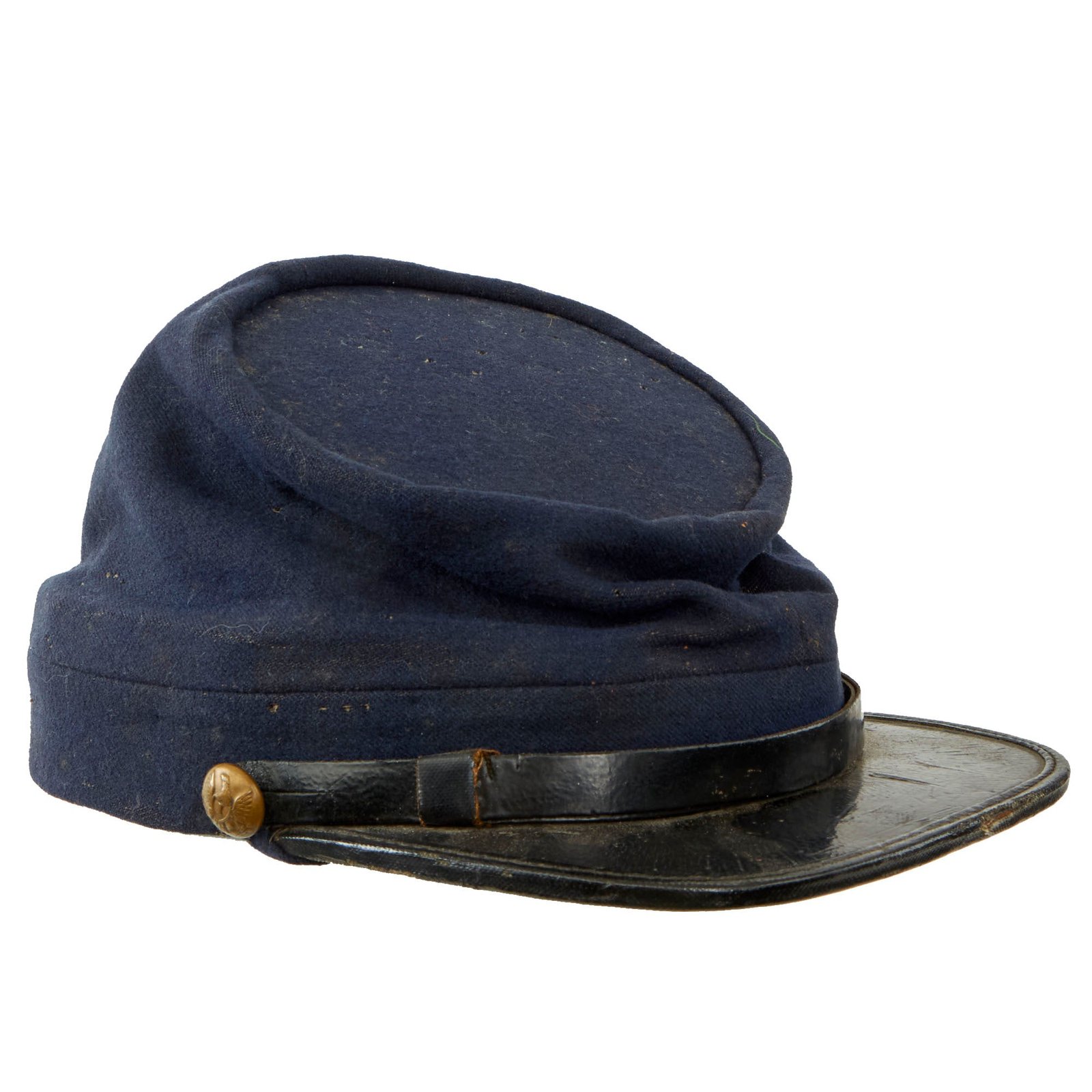 Buy Original U.S. Civil War Commercial Chasseur Style Pattern Kepi With Infantry “I” Side Buttons | Original Firearms Antique For Sale