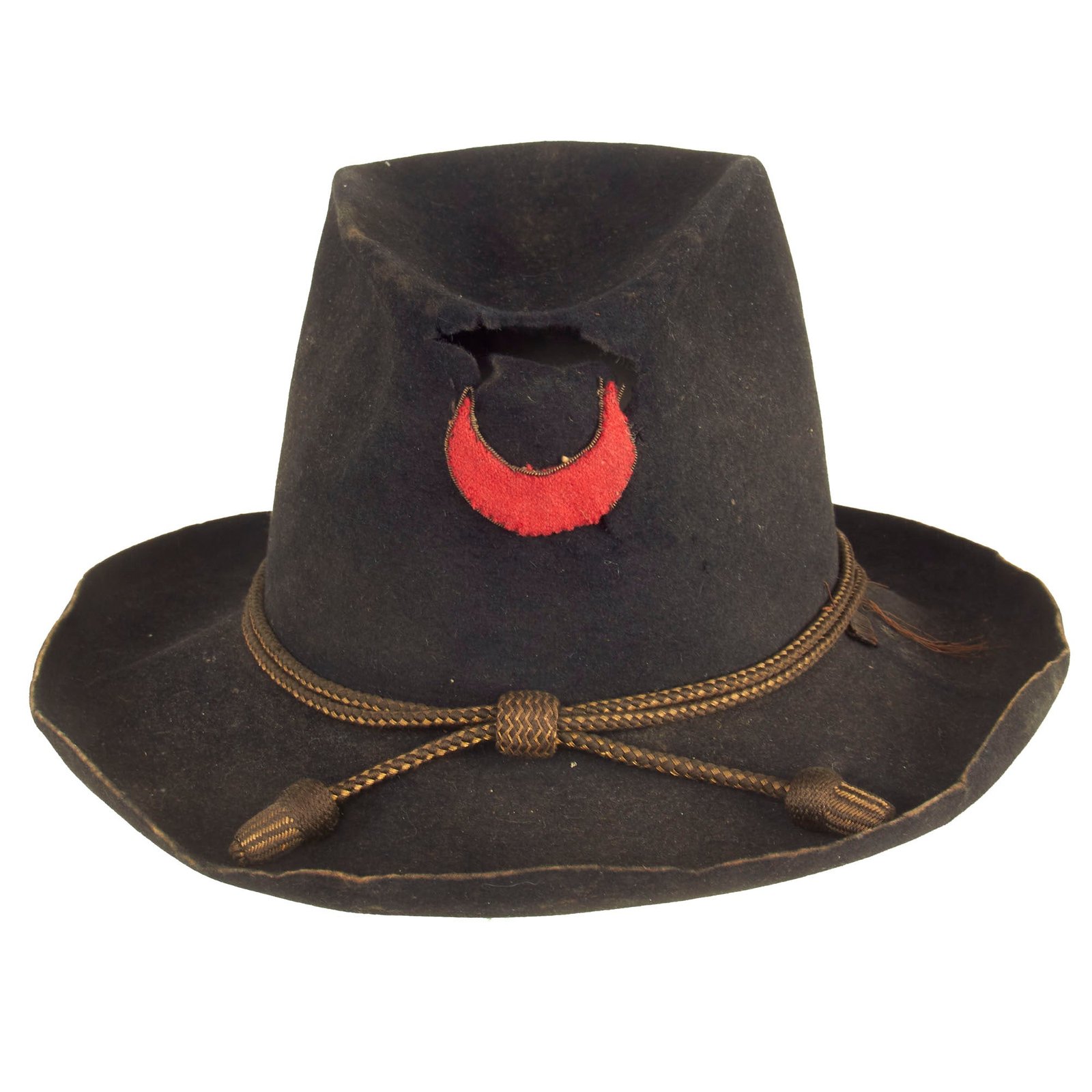 Buy Original Civil War Union Officer’s Slouch Hat with 11th Corps Badge and Officer’s Hat Cord | Original Firearms Antique For Sale