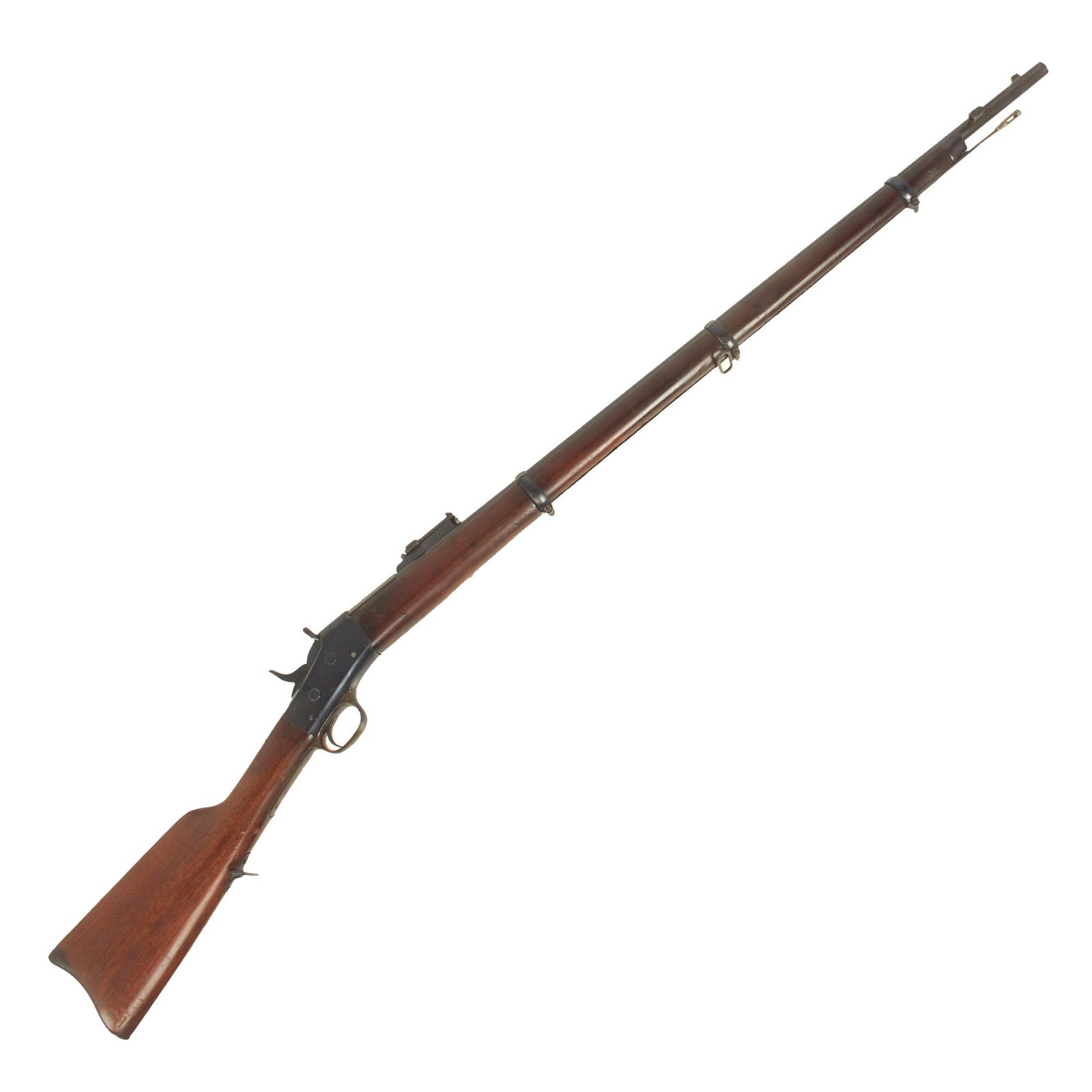 Buy Original Argentine Remington Rolling Block Model 1879 E.N. Infantry Rifle in .43 Spanish Caliber | Original Firearms Antique For Sale