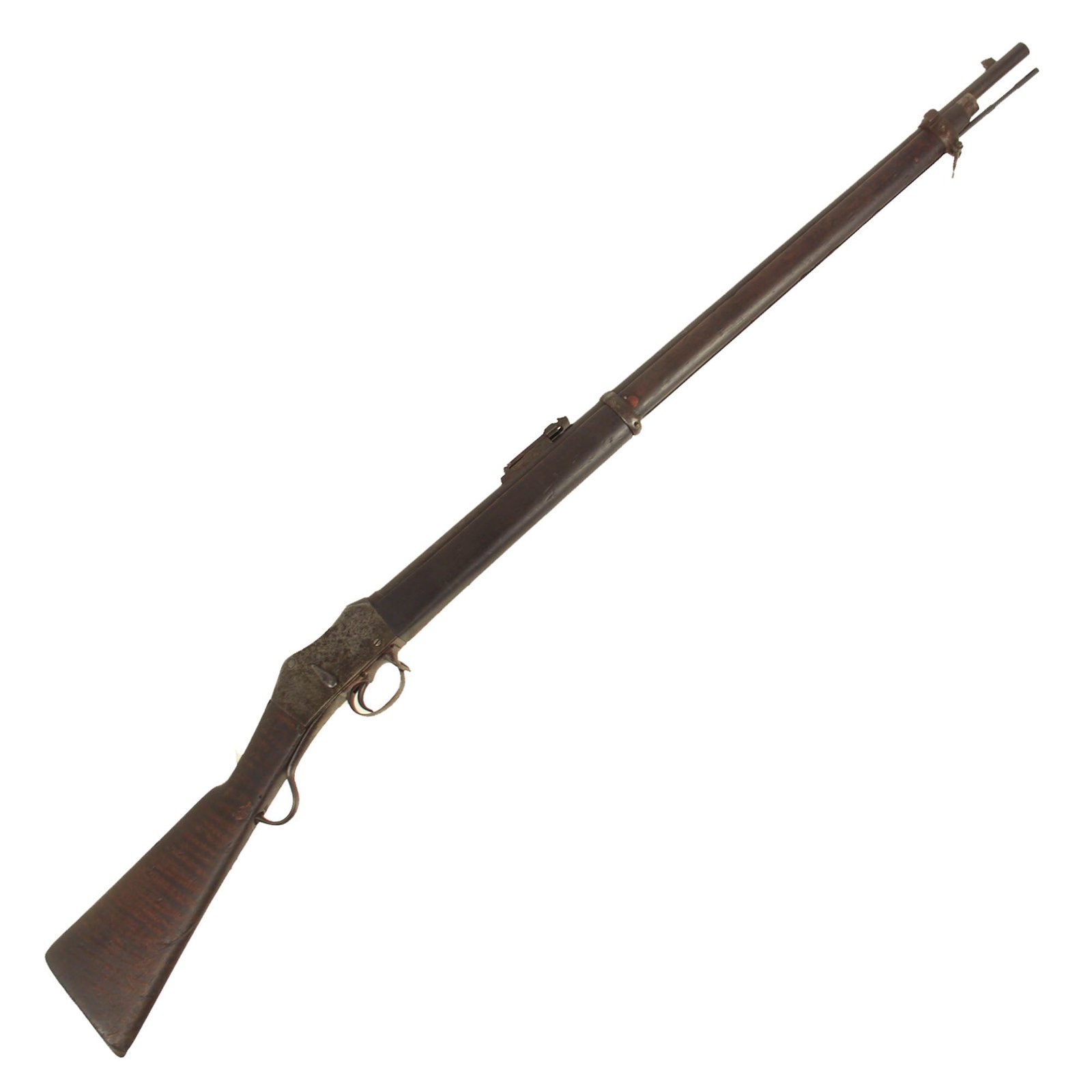 Buy Original Austrian 1883 Boer Peabody-Martini Rifle by ŒWG Steyr Converted to .303 By A. Schriever in Belgium - Serial H2588 | Original Firearms Antique For Sale