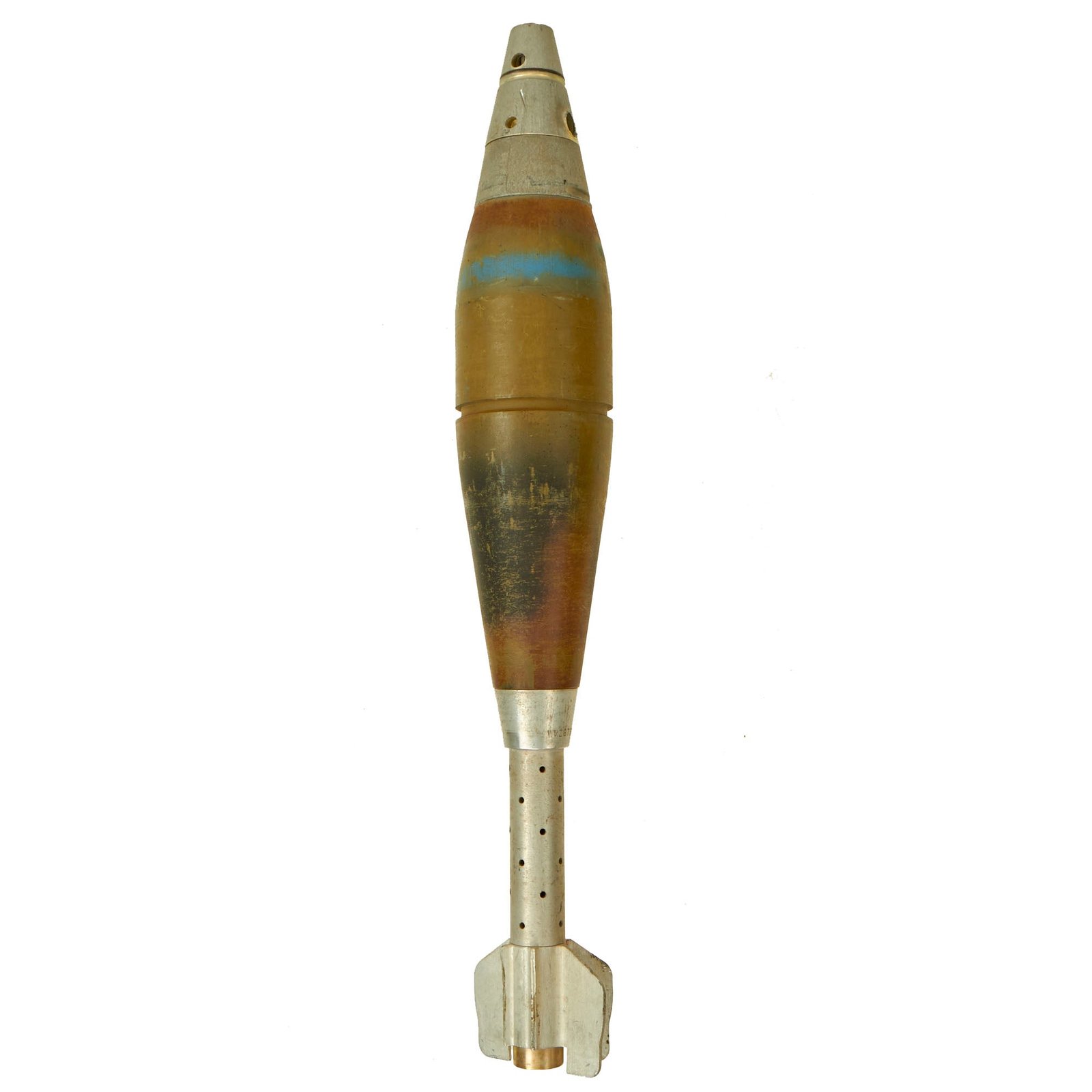 Buy Original U.S. Vietnam War Inert M374A1 HE 81mm Mortar Round - Dated 1971 | Original Firearms Antique For Sale