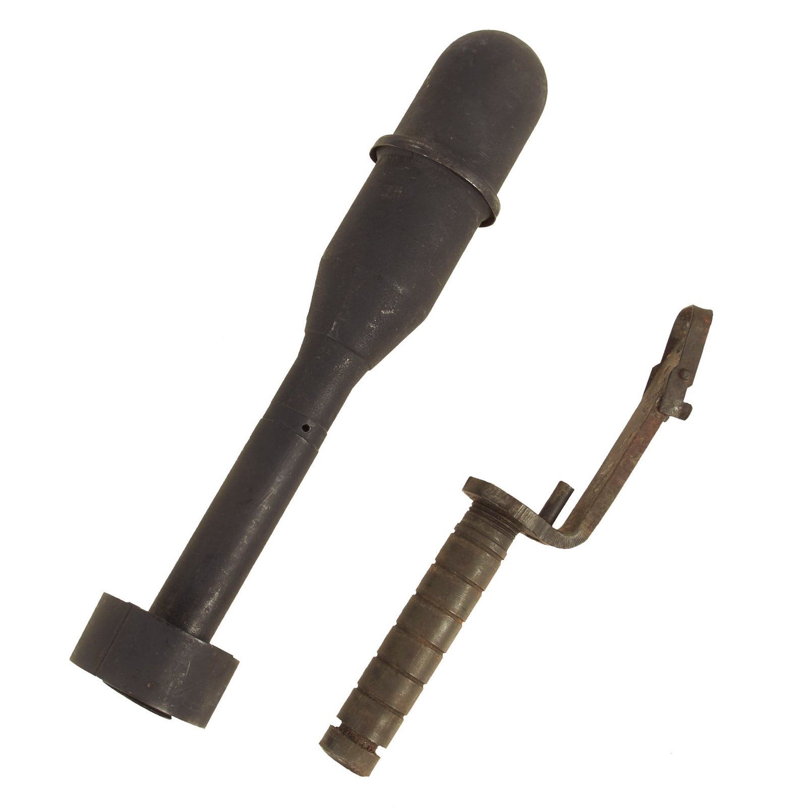 Buy Original U.S. WWII M7 Grenade Launcher for M1 Garand Rifle with Inert Korean War M11A4 Practice Grenade - 2 Items | Original Firearms Antique For Sale