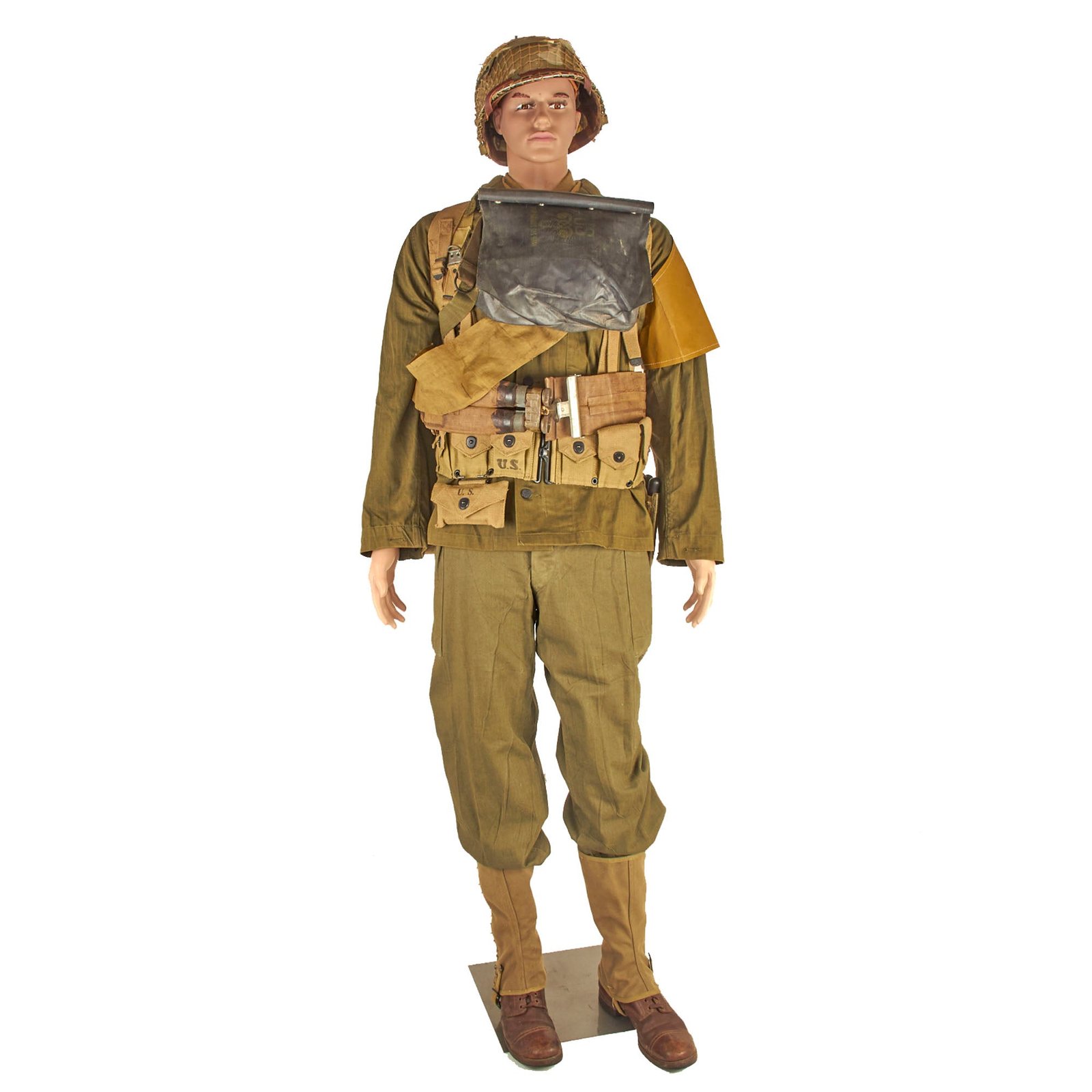 Buy Original U.S. WWII US Army D-Day Invasion Full Mannequin Set With Equipment | Original Firearms Antique For Sale