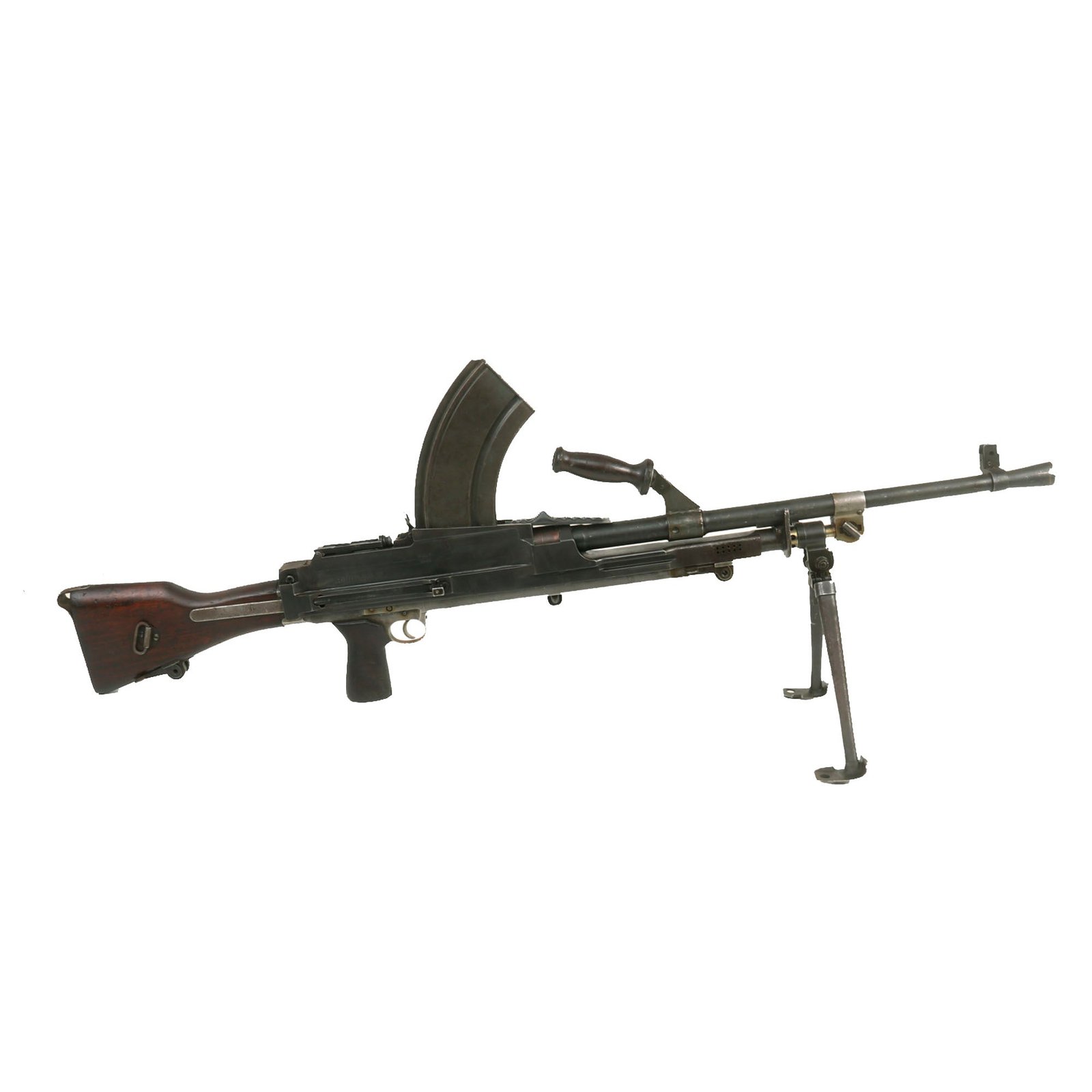 Buy Original British WWII 1944 Dated Bren MkII Display Light Machine Gun by INGLIS Serial 12T1811 with LIve Barrel & Magazine | Original Firearms Antique For Sale