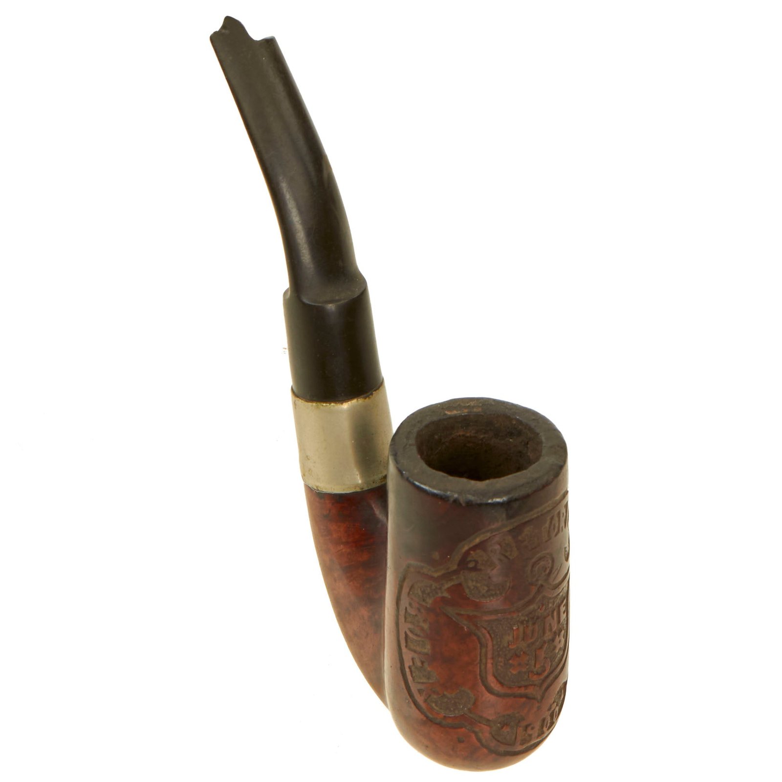 Buy Original British Second Boer War Carved Pipe Made in Pretoria - Dated June 5th, 1900 | Original Firearms Antique For Sale
