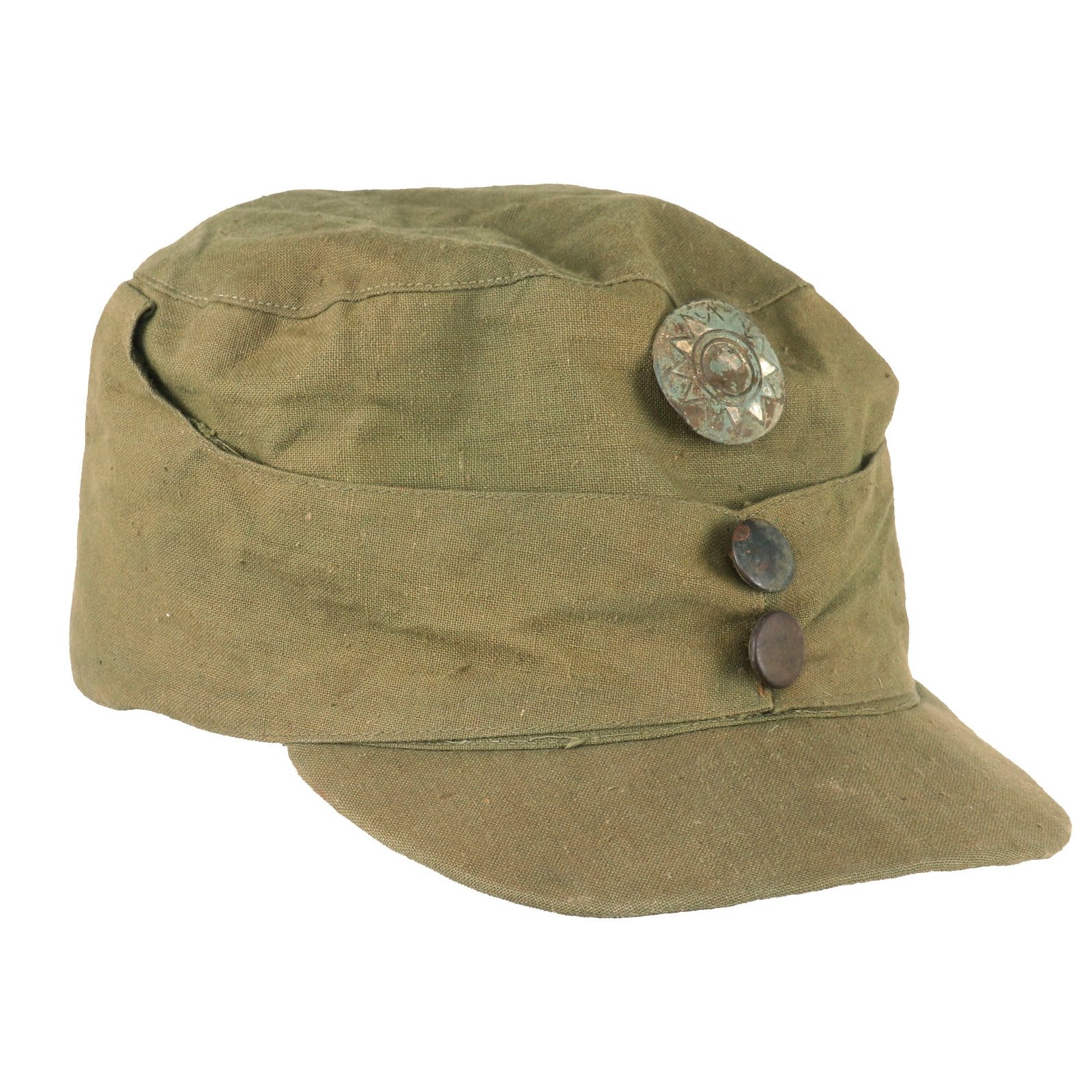 Buy Original WWII Chinese National Revolutionary Army KMT Field Cap with Insignia - Kuomintang | Original Firearms Antique For Sale