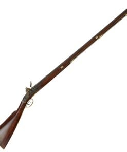 Buy Original South African 12 Bore Silver Mounted Flintlock Big Game Rifle by J.S.F. Botha with Bobbejaanboud Stock - Circa 1840 | Original Firearms Antique For Sale