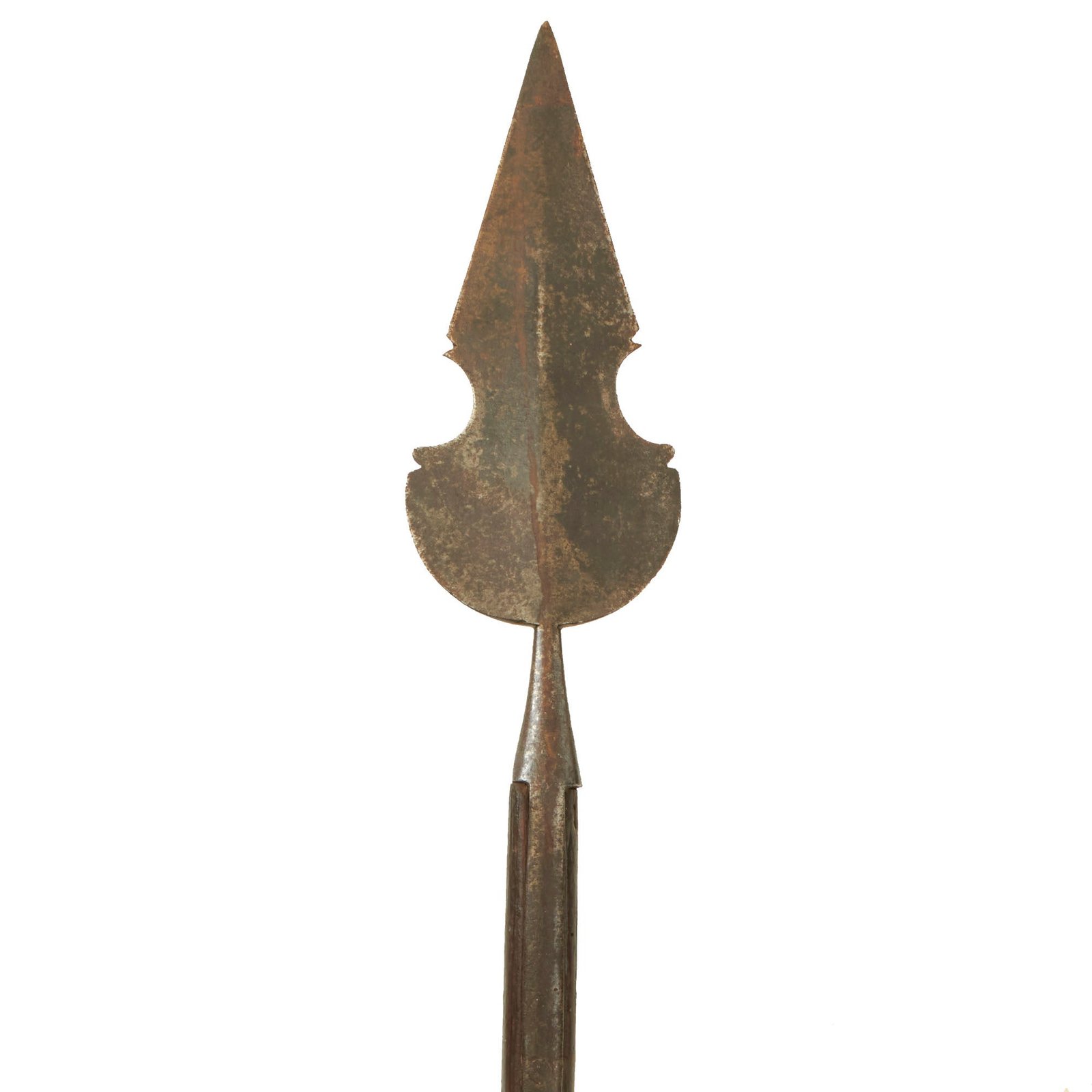 Buy Original U.S. American Revolutionary War Continental Army Officer or NCO Spontoon with Original Pole Section - 66" Overall | Original Firearms Antique For Sale