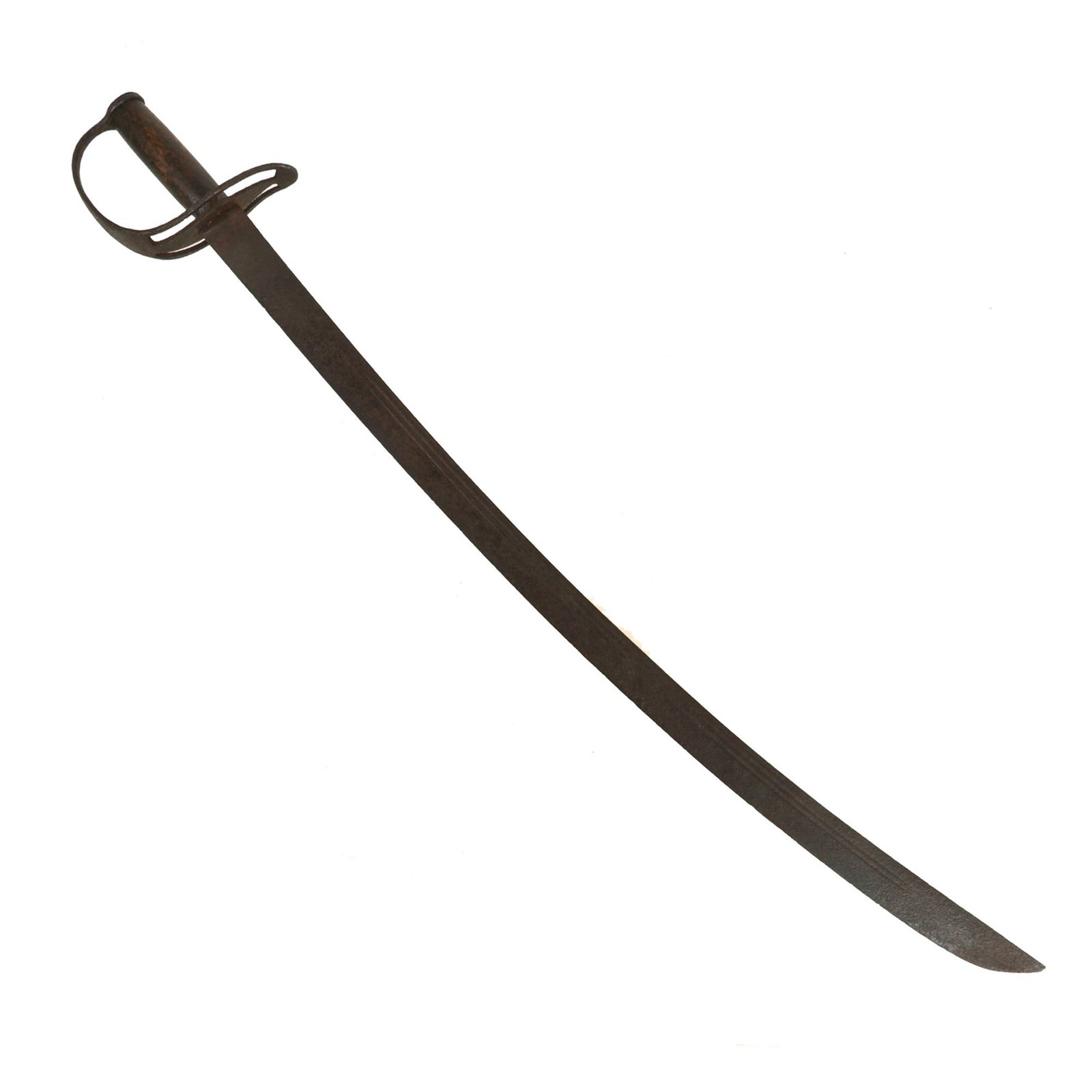 Buy Original American Revolutionary War Rappahannock Forge Style Dragoon Saber with Original Wooden Handle | Original Firearms Antique For Sale