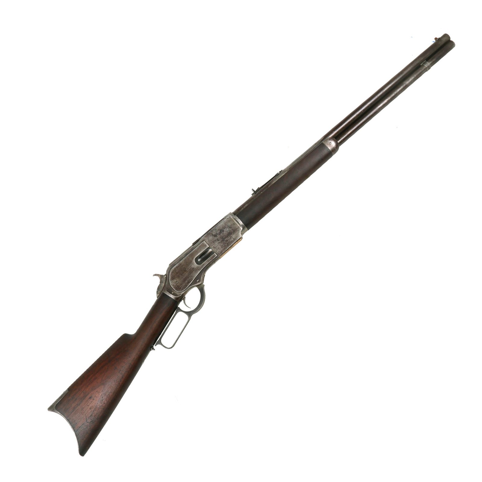 Buy Original U.S. Winchester Model 1876 .40-60 Big Game Rifle with 26" Heavy Round Barrel made in 1884 - Serial 49511 | Original Firearms Antique For Sale