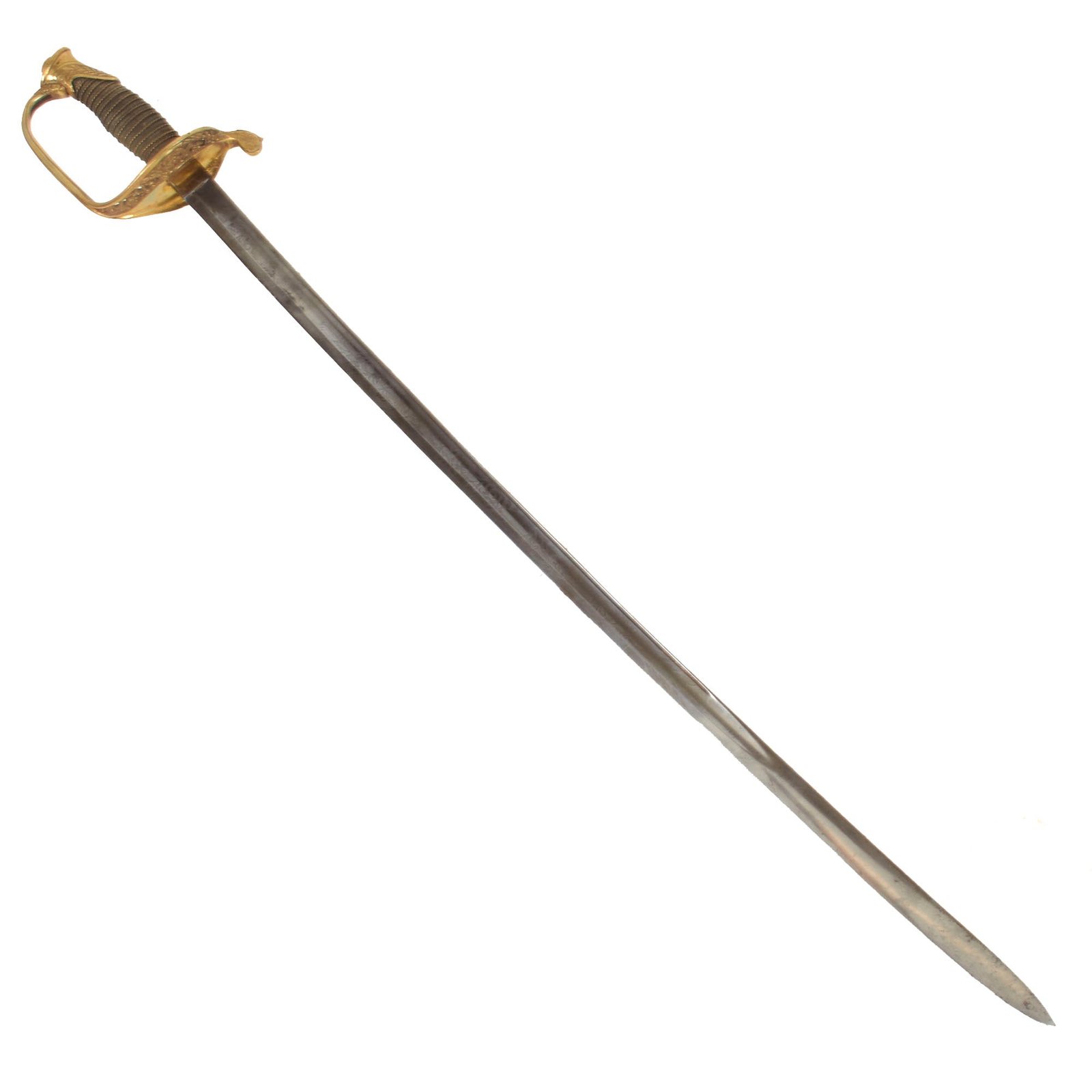 Buy Original U.S. Civil War Model 1850 Army Staff and Field Officer Sword with Sharkskin Grip | Original Firearms Antique For Sale
