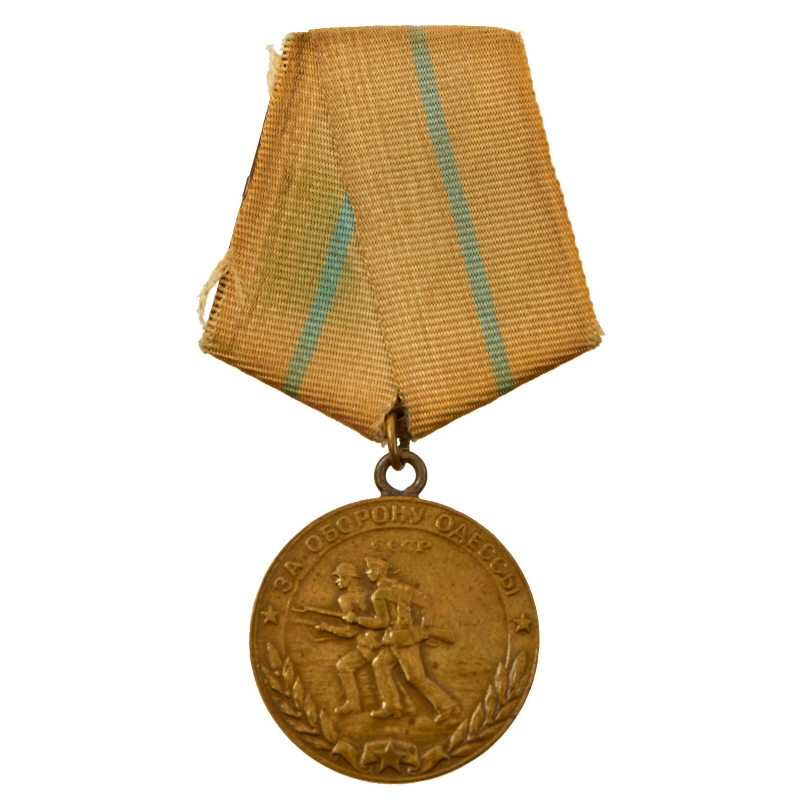 Original Soviet WWII Medal "For the Defence of Odessa"