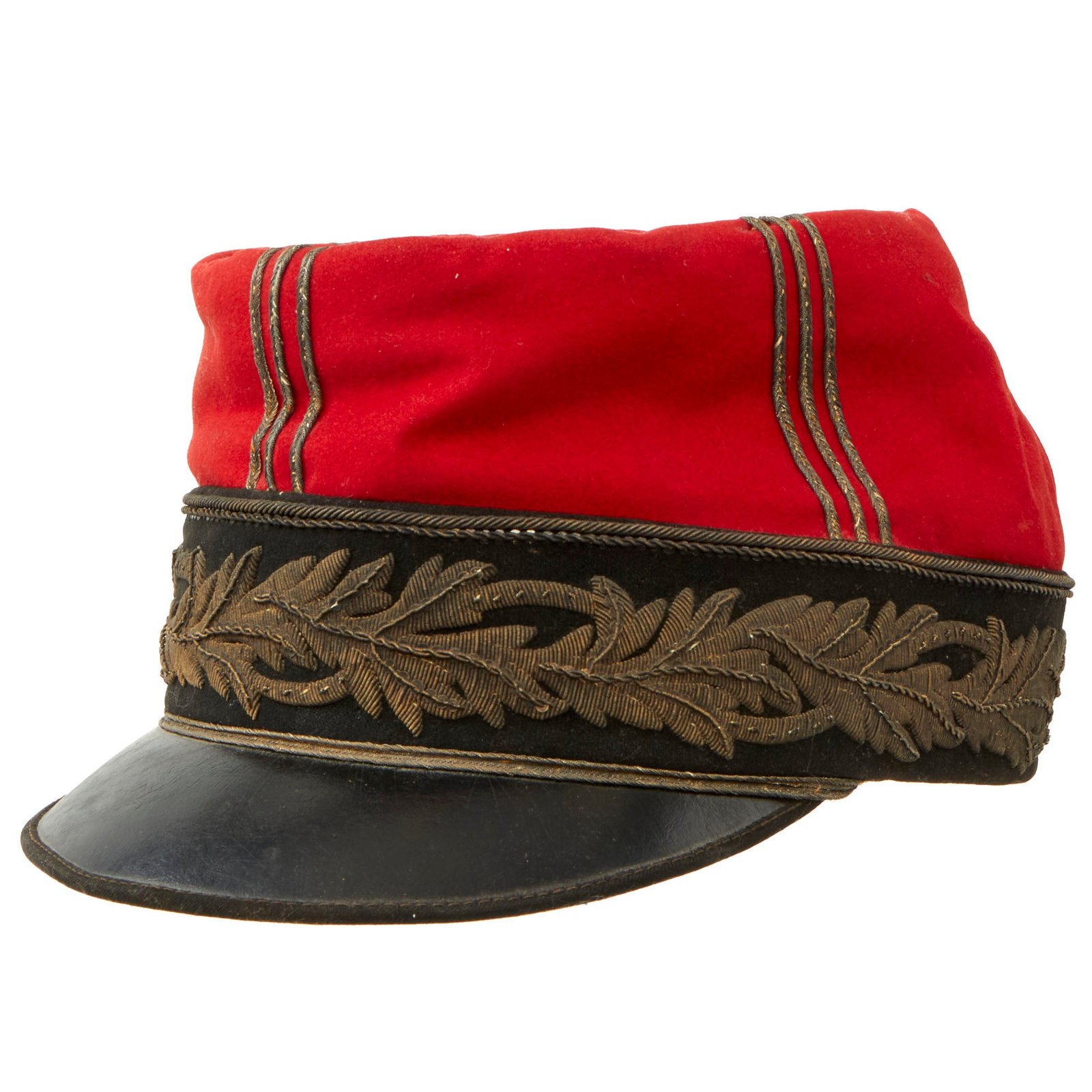 Buy Original French Pre-WWI Era General Officer’s Kepi by Tehran Based Tailor - Possible Diplomat - Officer - Emissary Stationed in Persia | Original Firearms Antique For Sale