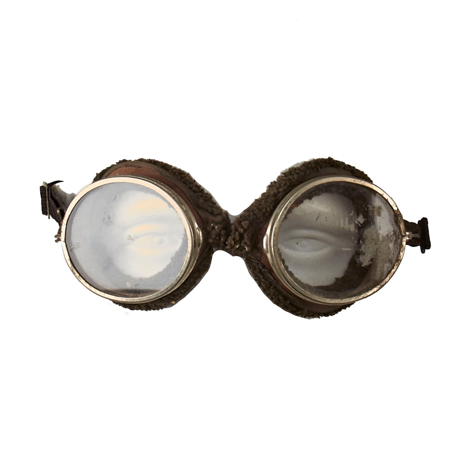Buy Original German WWI Imperial German Air Force Luftstreitkräfte Aviation Flight Goggles | Original Firearms Antique For Sale