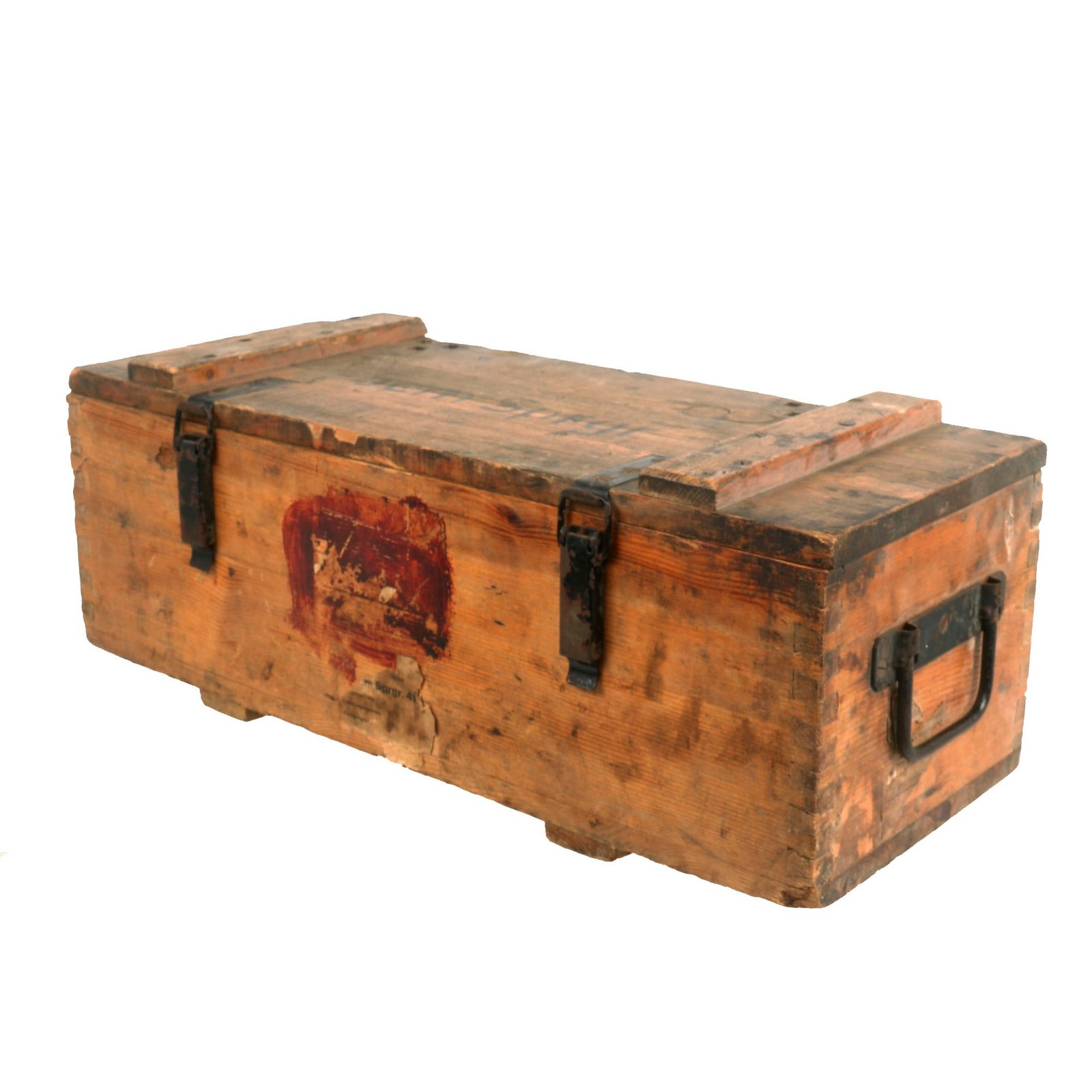 Buy Original German WWII 5cm Sprgr. 41 L'spur. High Explosive 30 Round Ammunition Crate with Markings | Original Firearms Antique For Sale