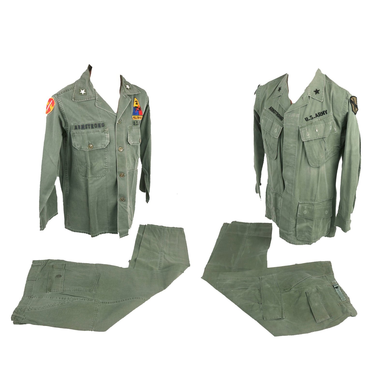 Buy Original U.S. Vietnam War Brigadier General Dewitt Armstrong Utility Uniform Grouping - Chief MACV Planner in Saigon | Original Firearms Antique For Sale