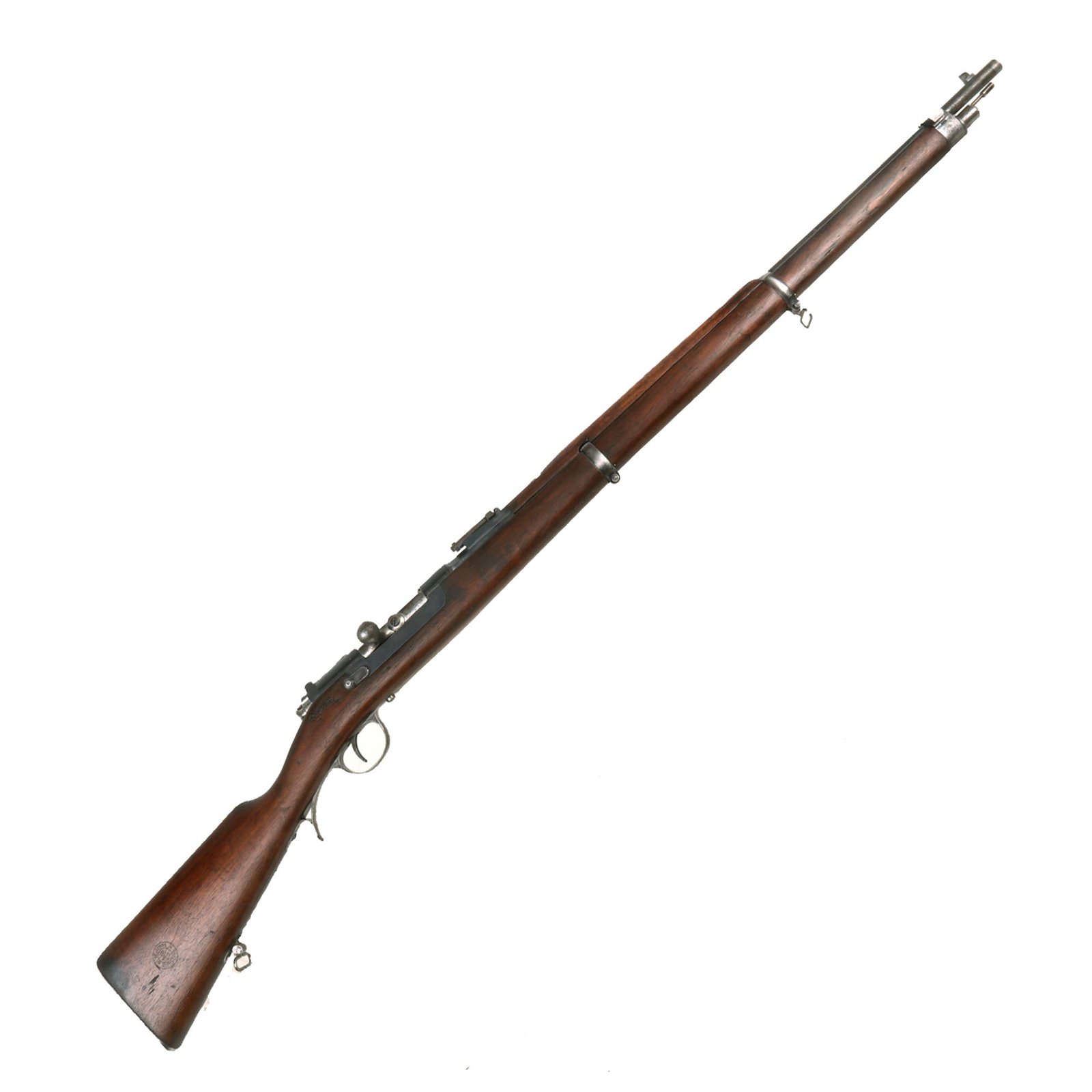 Buy Original Portuguese Kropatschek M.1886/89 Colonial Infantry Rifle made by ŒWG Steyr dated 1886 - Serial A925 | Original Firearms Antique For Sale