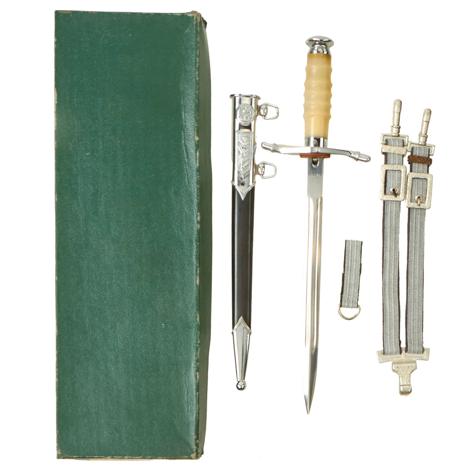 Buy Original German Cold War Era Unissued East German NVA Honor Dagger With Original Hanger & Box | Original Firearms Antique For Sale