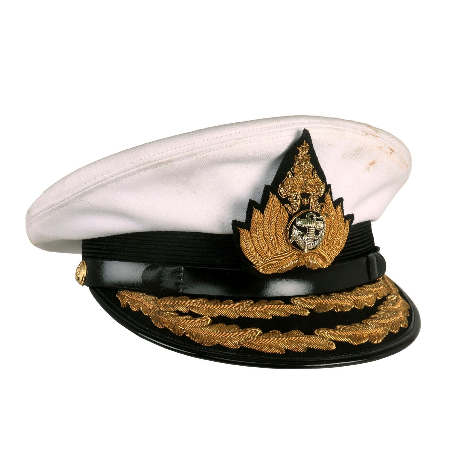 Buy Original Thailand Royal Thai Navy Cold War Era Admiral’s Peaked Visor Cap | Original Firearms Antique For Sale