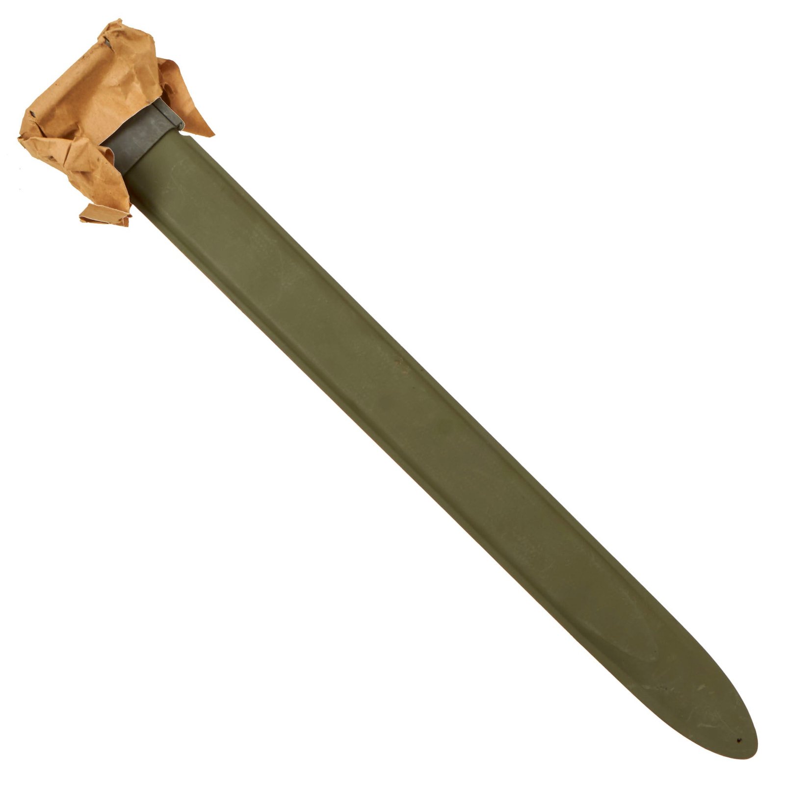 Buy Original U.S. WWII Unissued USN Mk 1 Scabbard by Beckwith Manufacturing For 16 Inch M1942 Bayonet - Scabbard Only | Original Firearms Antique For Sale