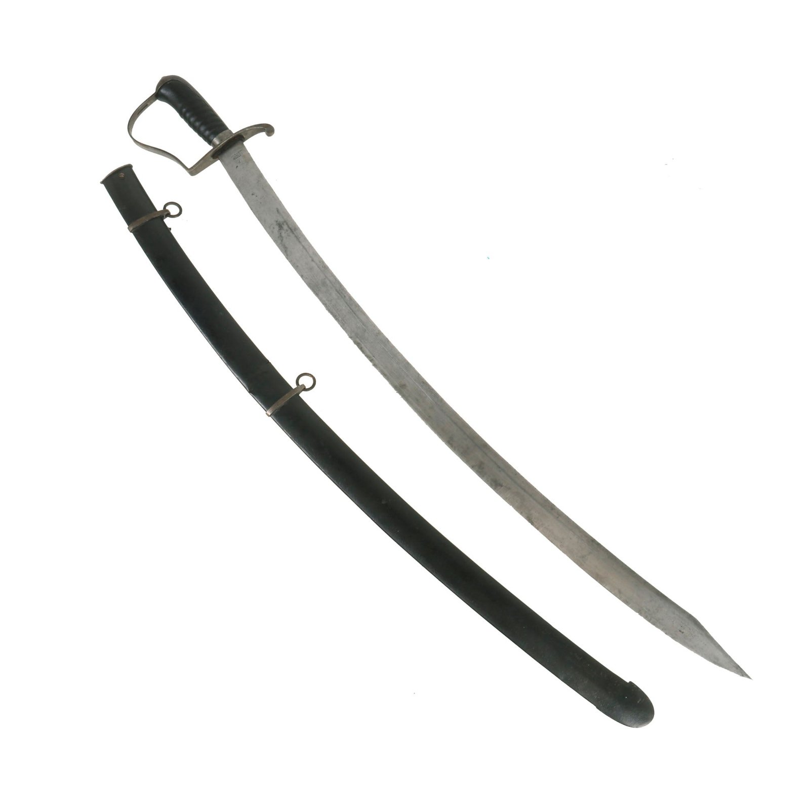 Buy Original U.S. War of 1812 Era Contract Model 1812 Cavalry Saber by Nathan Starr with Scabbard | Original Firearms Antique For Sale