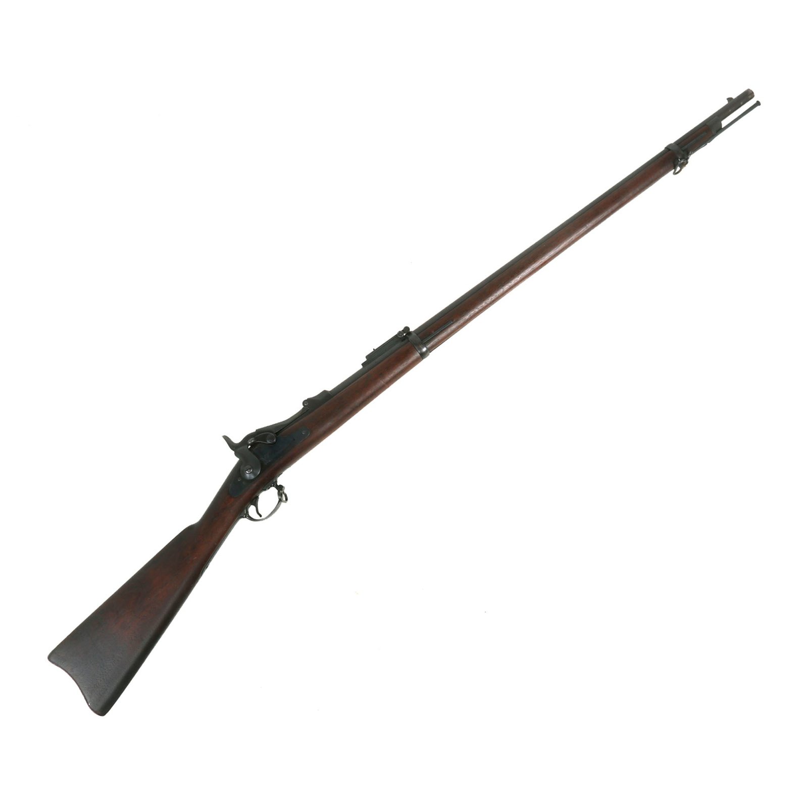 Buy Original U.S. Springfield Trapdoor Model 1884 Rifle with Standard Ramrod made in 1890 - Serial 491435 | Original Firearms Antique For Sale