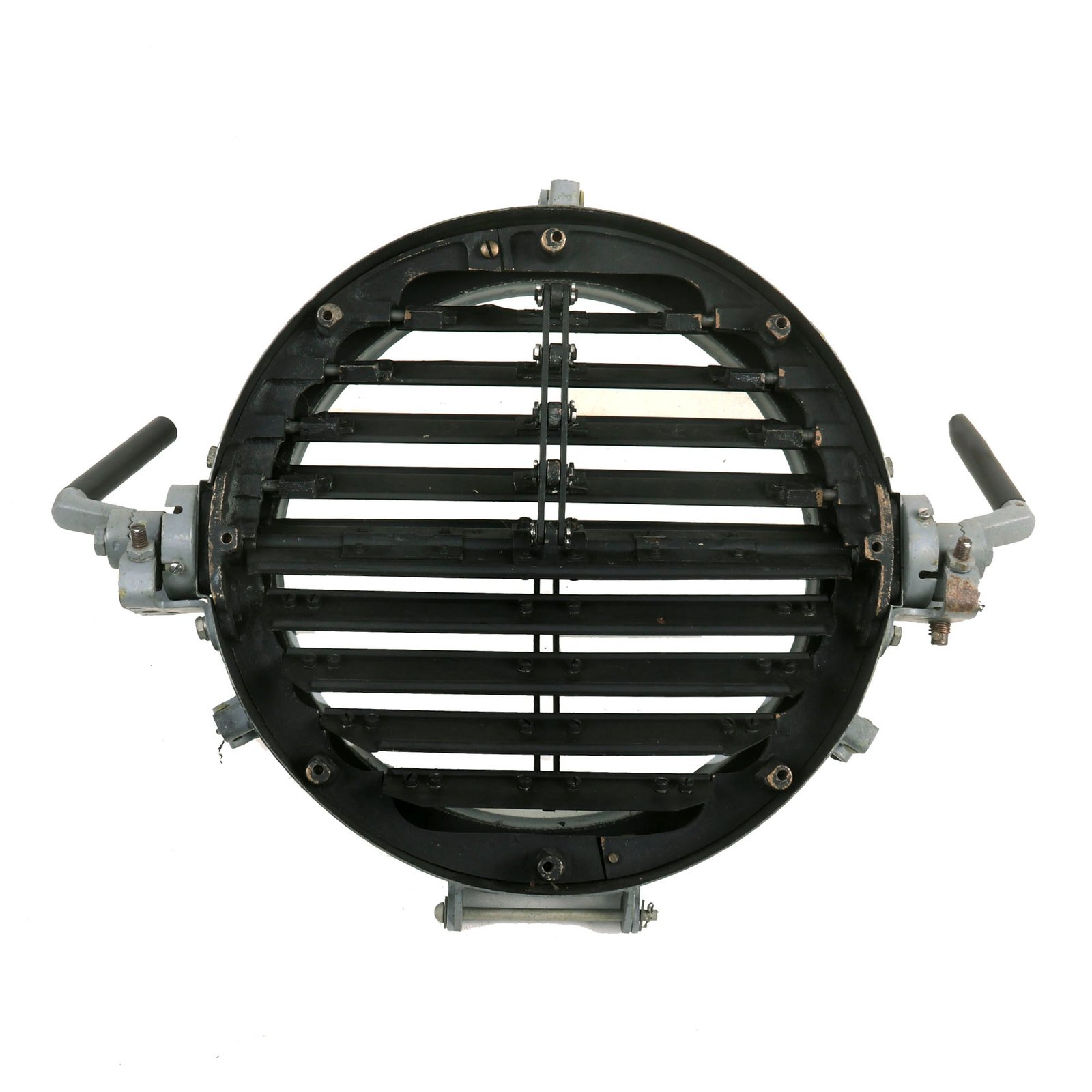 Buy Original U.S. WWII Navy Unissued Shutter Lens Faceplate for 12 Inch Signaling Searchlight by Curtis Lighting Inc. | Original Firearms Antique For Sale