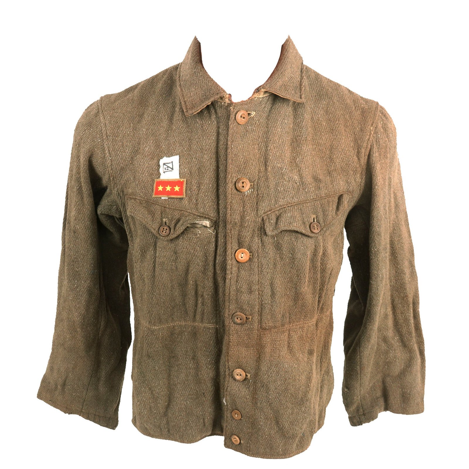 Buy Original Japanese WWII Late War Enlisted Man’s Wool Tunic - Superior Private | Original Firearms Antique For Sale
