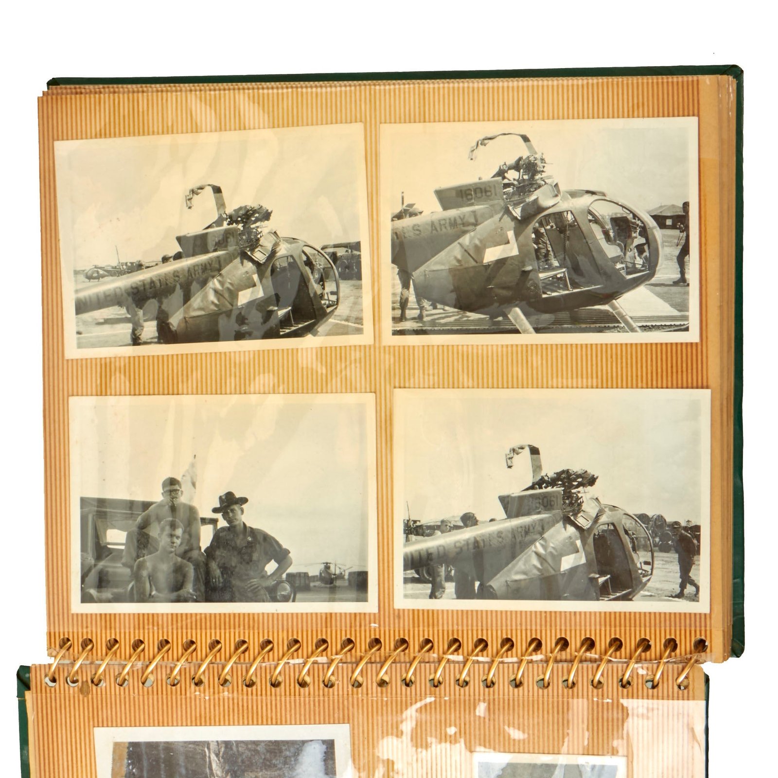 Buy Original U.S. Vietnam War Hughes OH-6 Cayuse Light Observation Helicopter Pilot / Crewman Photo Album - 64 Photos | Original Firearms Antique For Sale