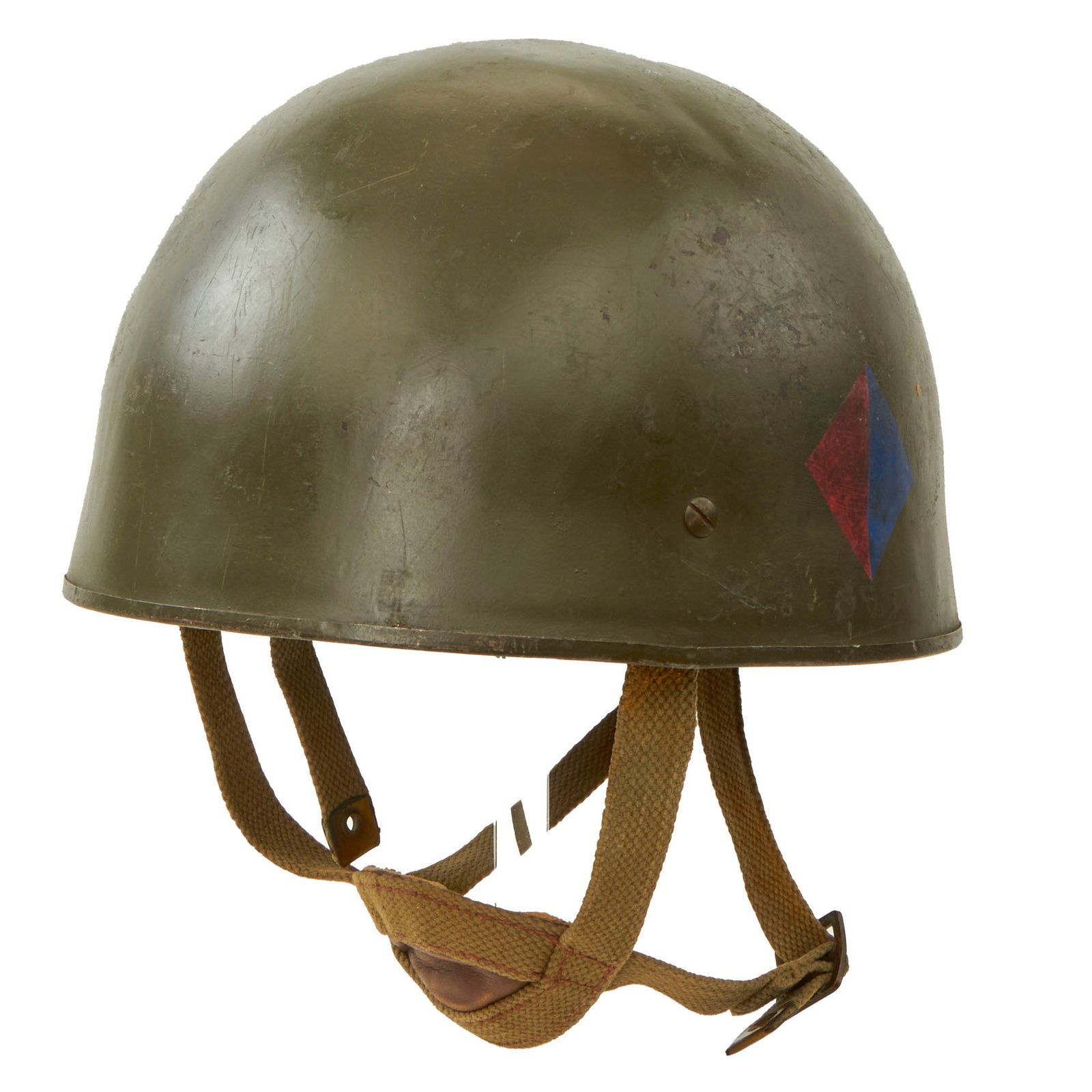 Buy Original Belgian Post WWII British Style Paratrooper Helmet with Flash - Paracommando Regiment | Original Firearms Antique For Sale