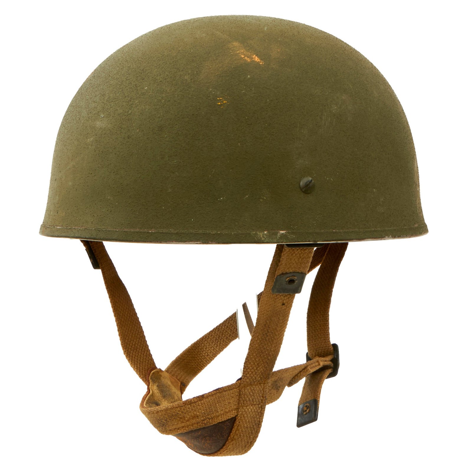Buy Original British Post-WWII MKII HSAT Paratrooper Helmet by BMB - Size 7¾ - Identical To WWII Issue | Original Firearms Antique For Sale