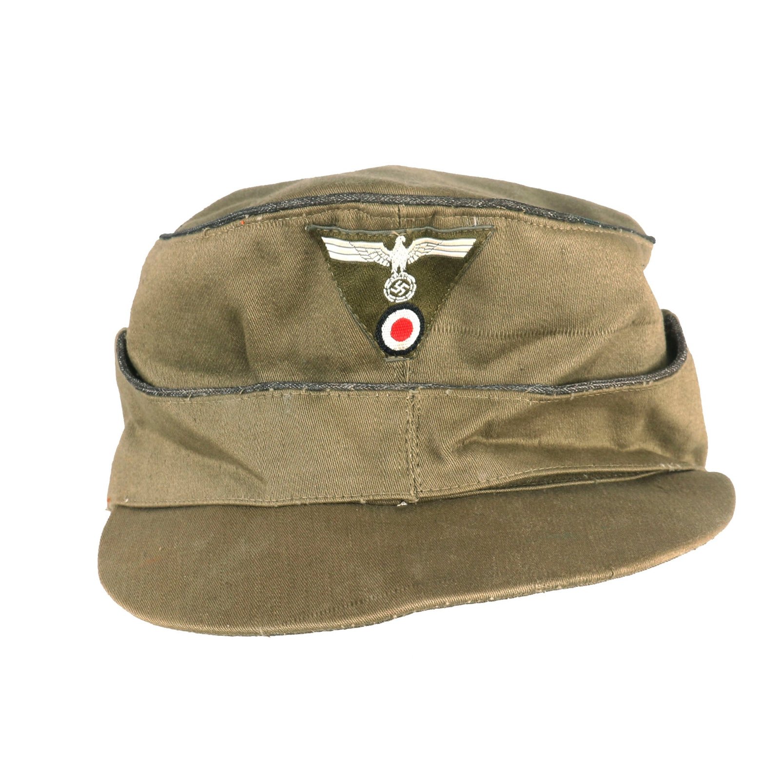 Buy Original German WWII Italian Made Organisation TODT M43 Officer Feldmütze Field Cap - 10th Mountain Division USGI Bring Back | Original Firearms Antique For Sale