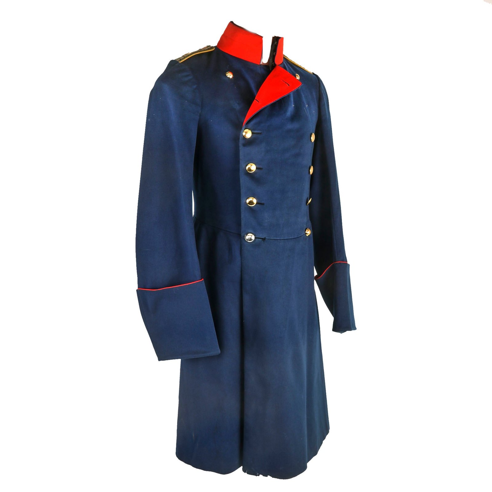 Buy Original Imperial German Pre-WWI Officer’s Double-Breasted Frock Coat - 157th Cavalry Shoulder Boards | Original Firearms Antique For Sale